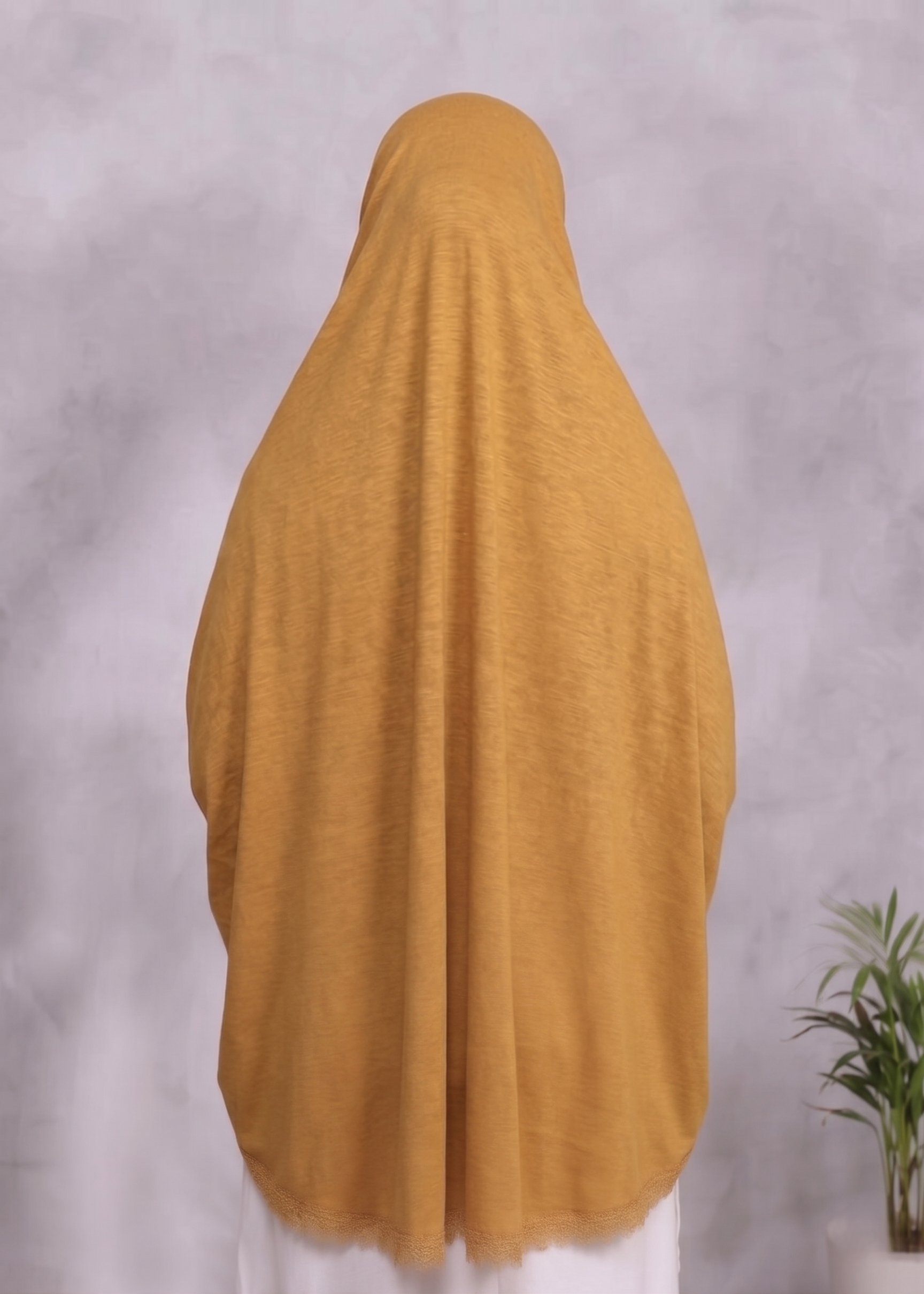 single jersey knit Chaddar in Sand brown