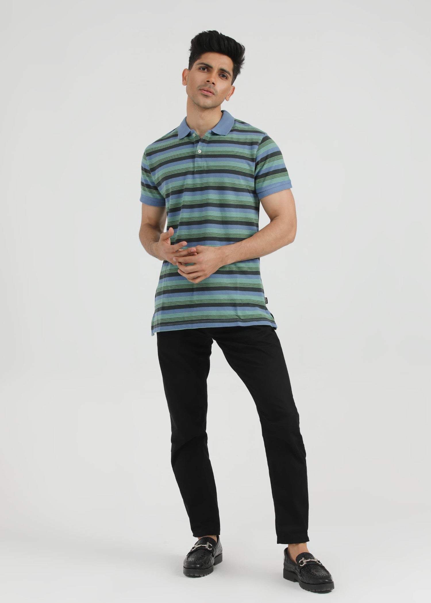 porque/pique Polo Shirt in Multi