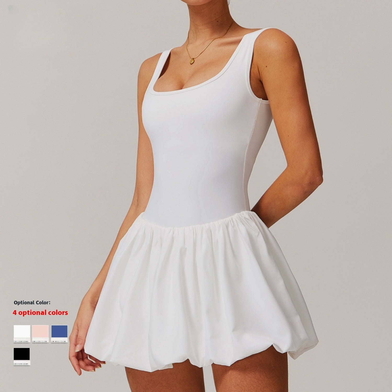 Tennis Sports Dress Outdoor Fake Two-piece
