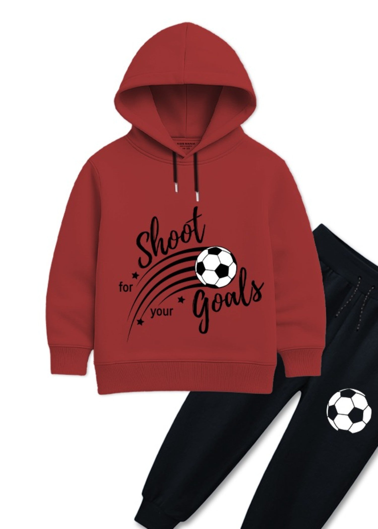Co ord Sets in Black, crimson