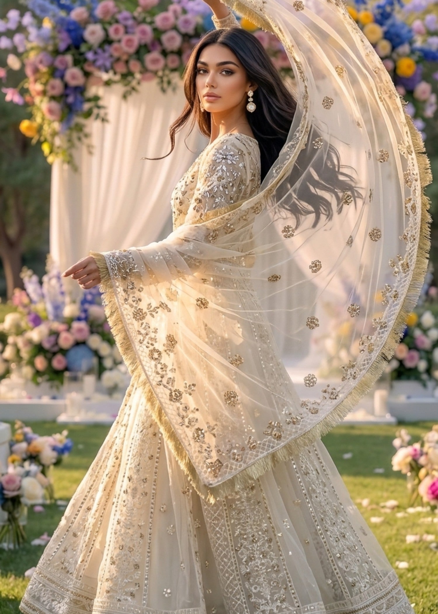 organza Maxi in Light yellow