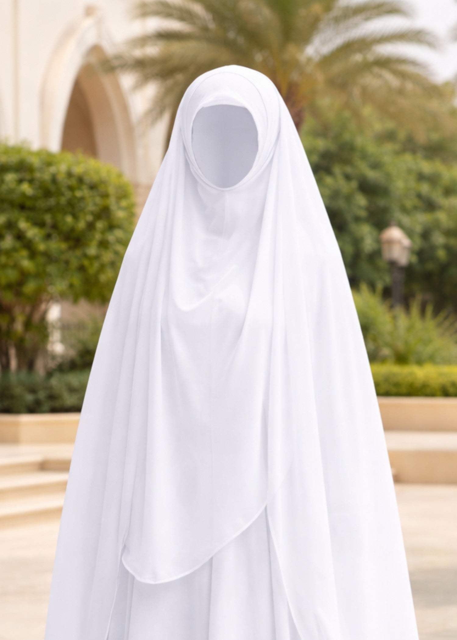 wash & wear Hijab in White