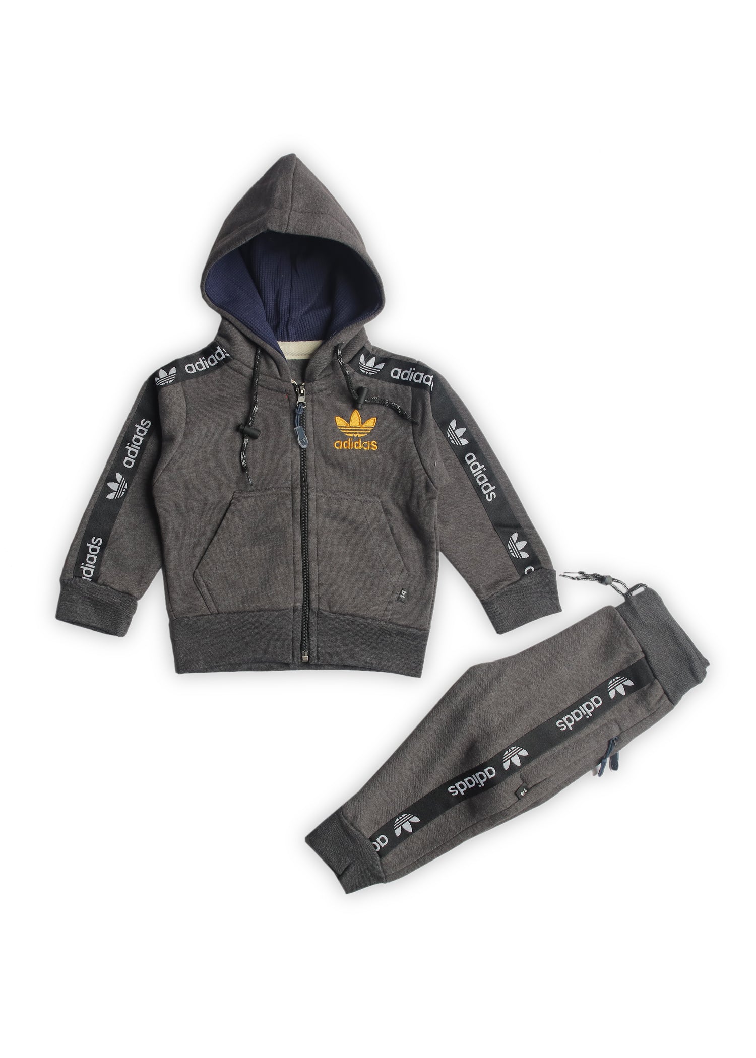 fleece Tracksuit in Graphite