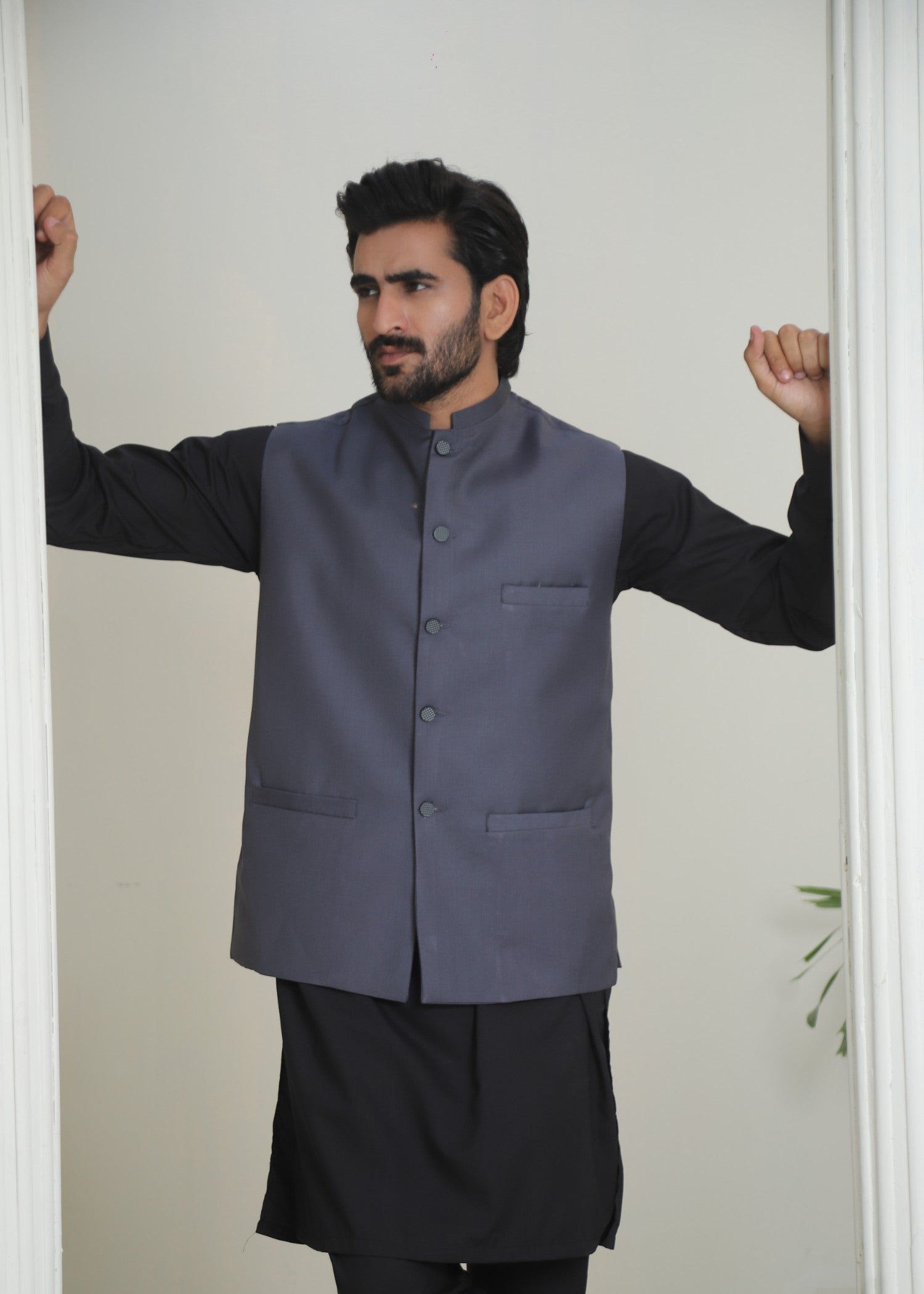suiting Waistcoat in Yale blue