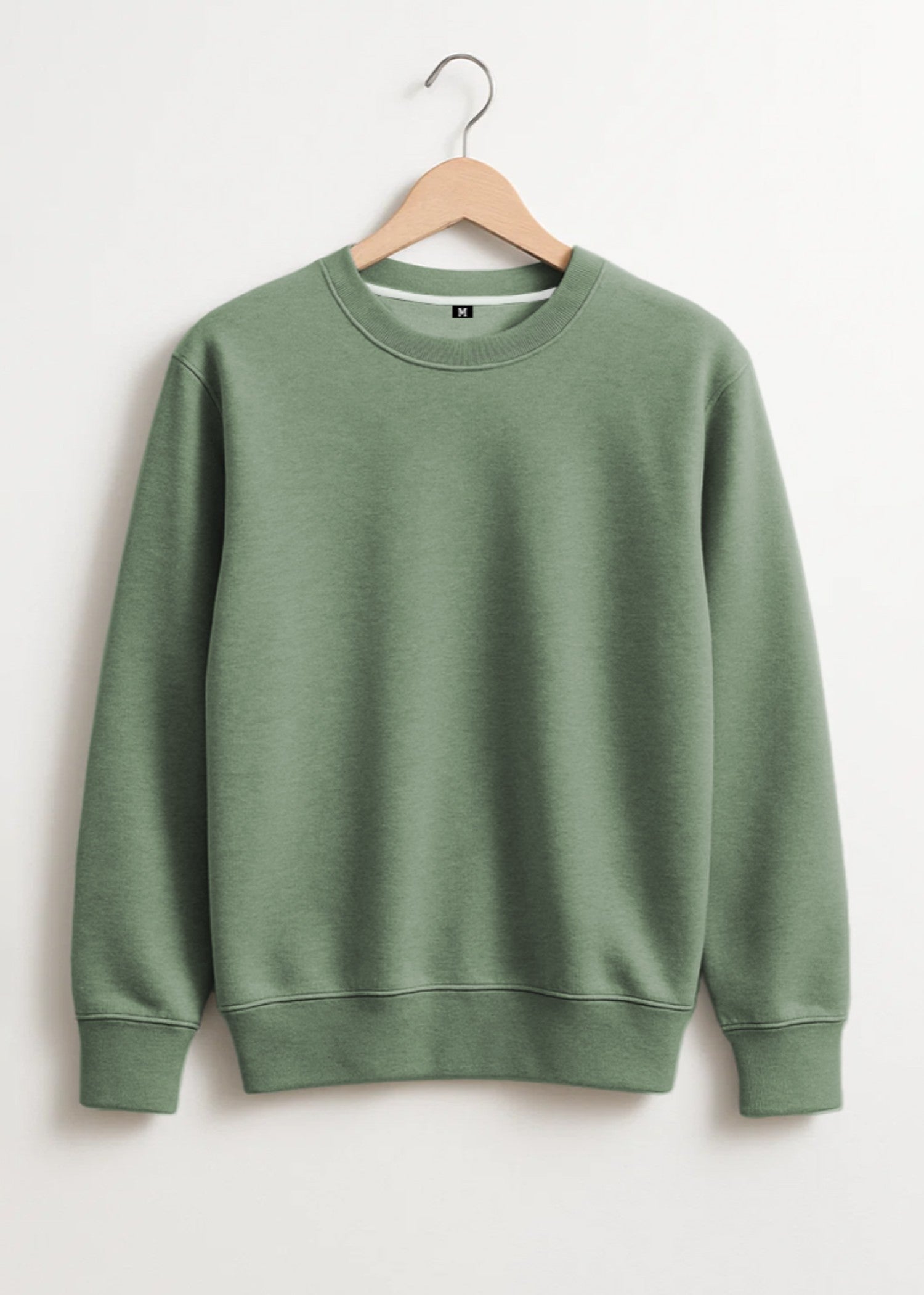 fleece Sweatshirt in Pistachio green