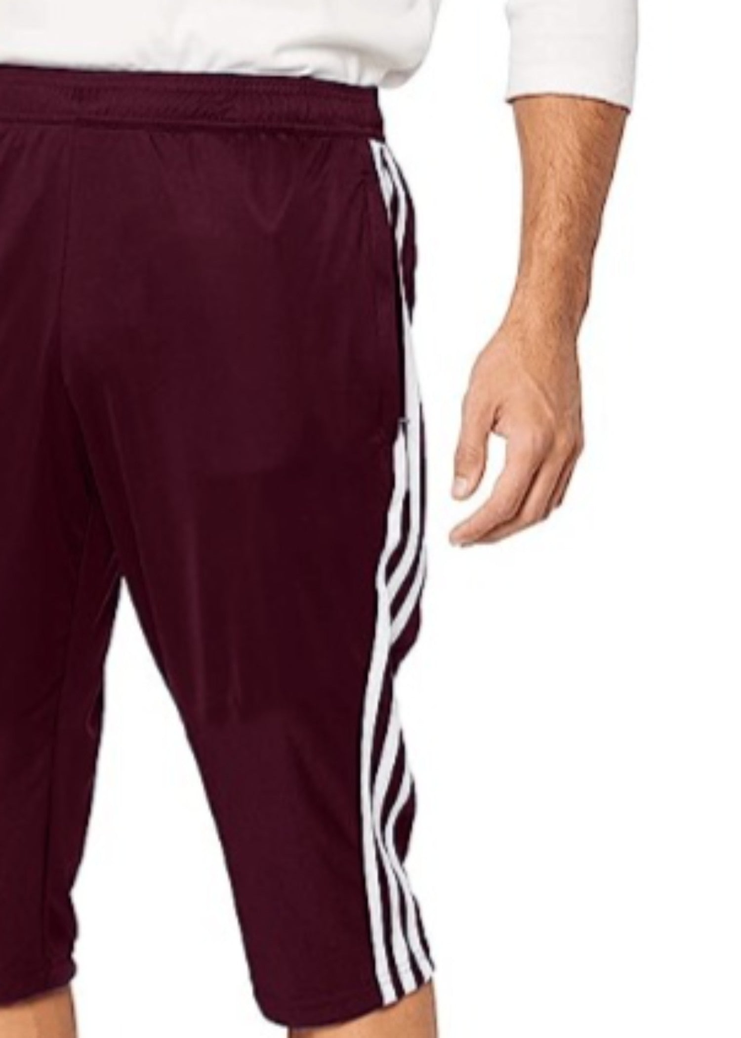 cotton jersey Shorts in Burgundy
