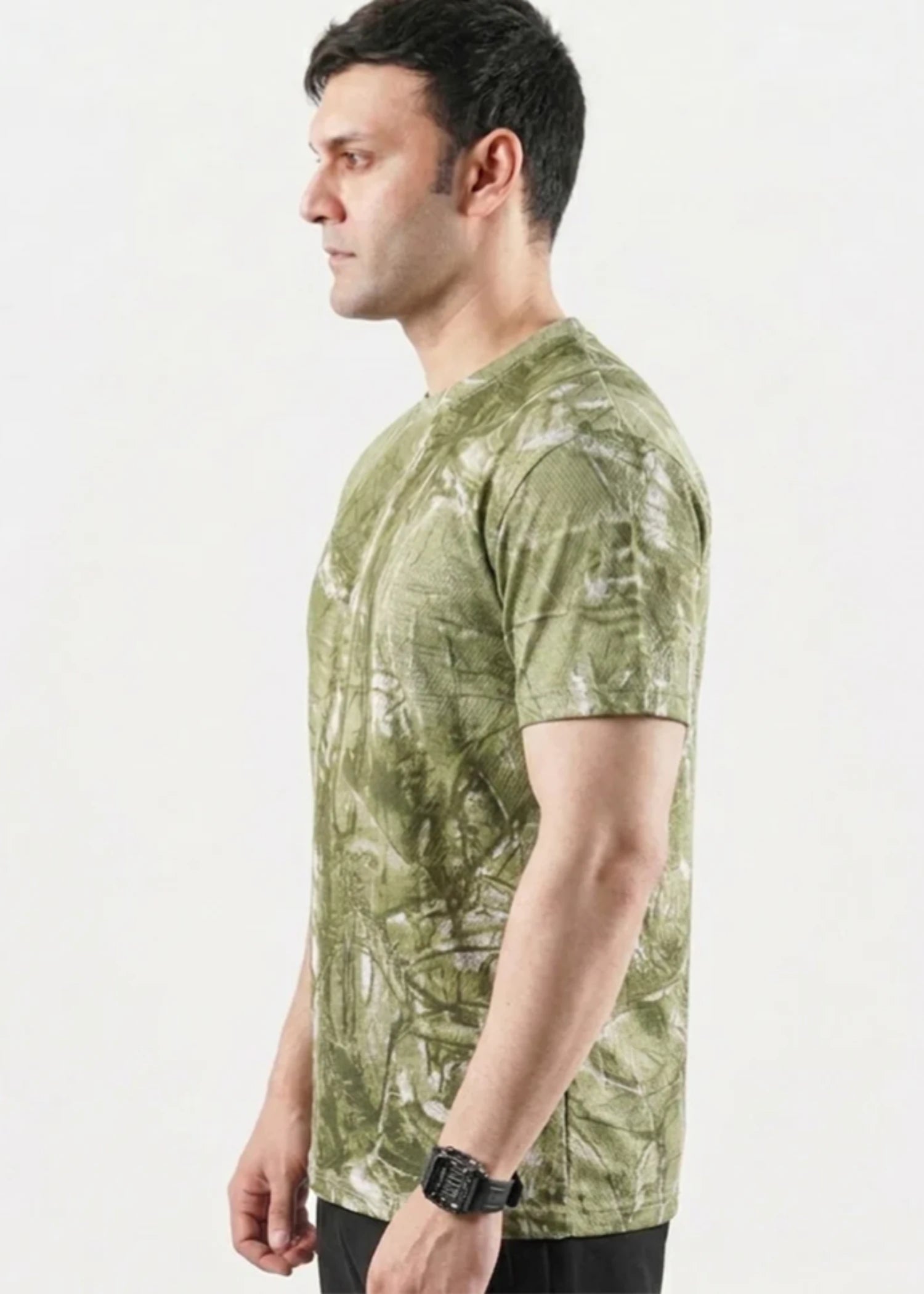 cotton T Shirt in Yellow green by Wear To Fit