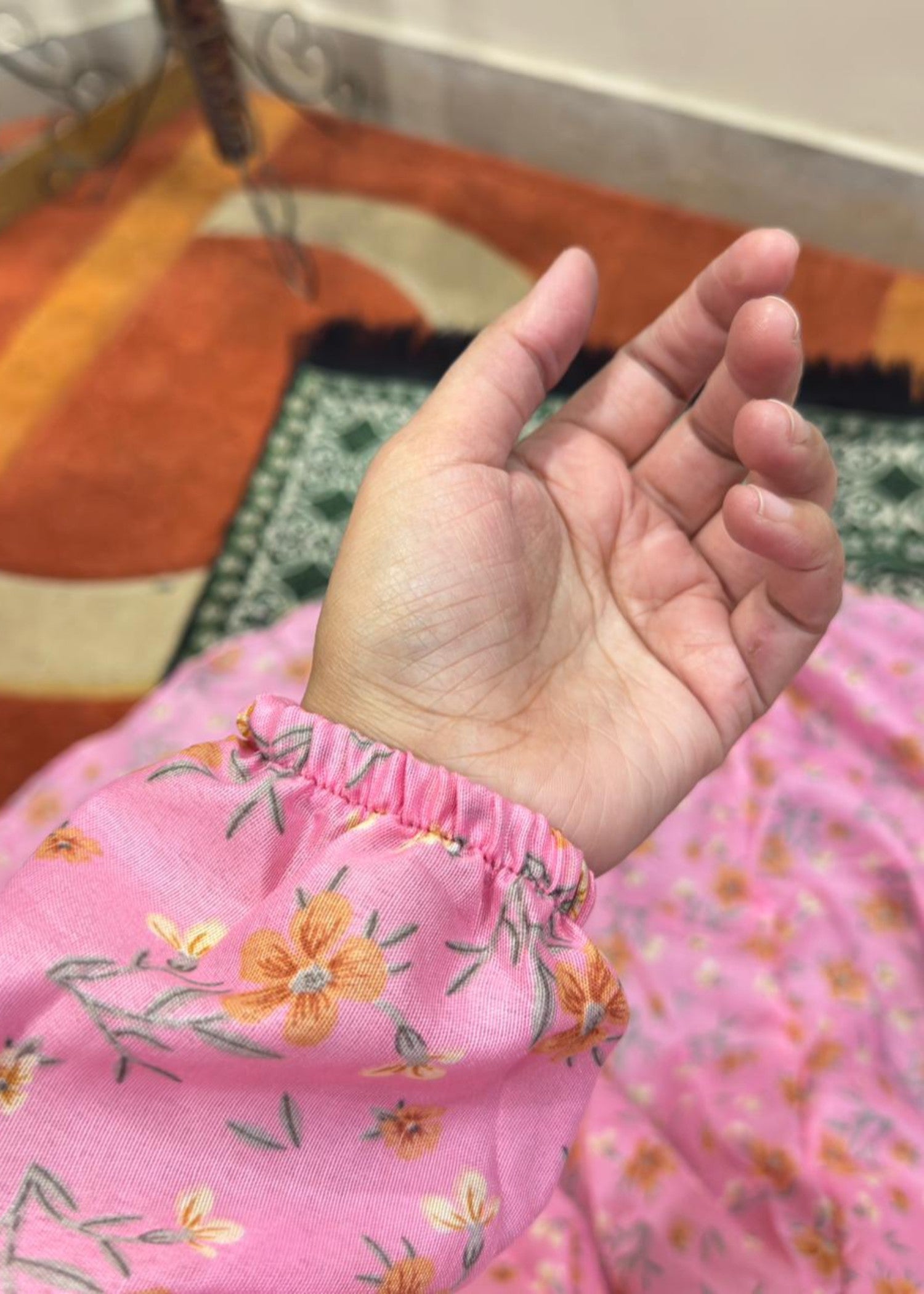 lawn Chaddar in Pink