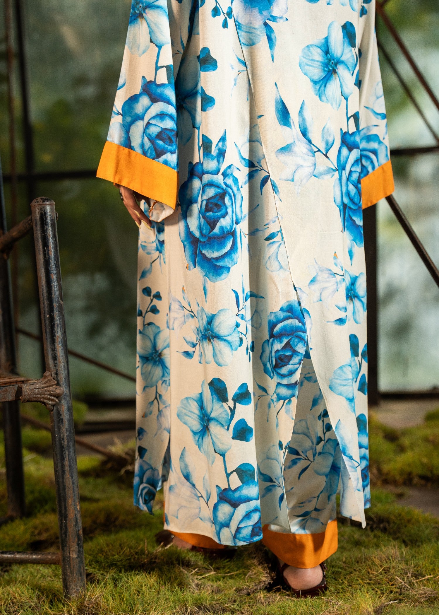 pure viscose Co Ord Sets in Sky blue, royal blue, mustard