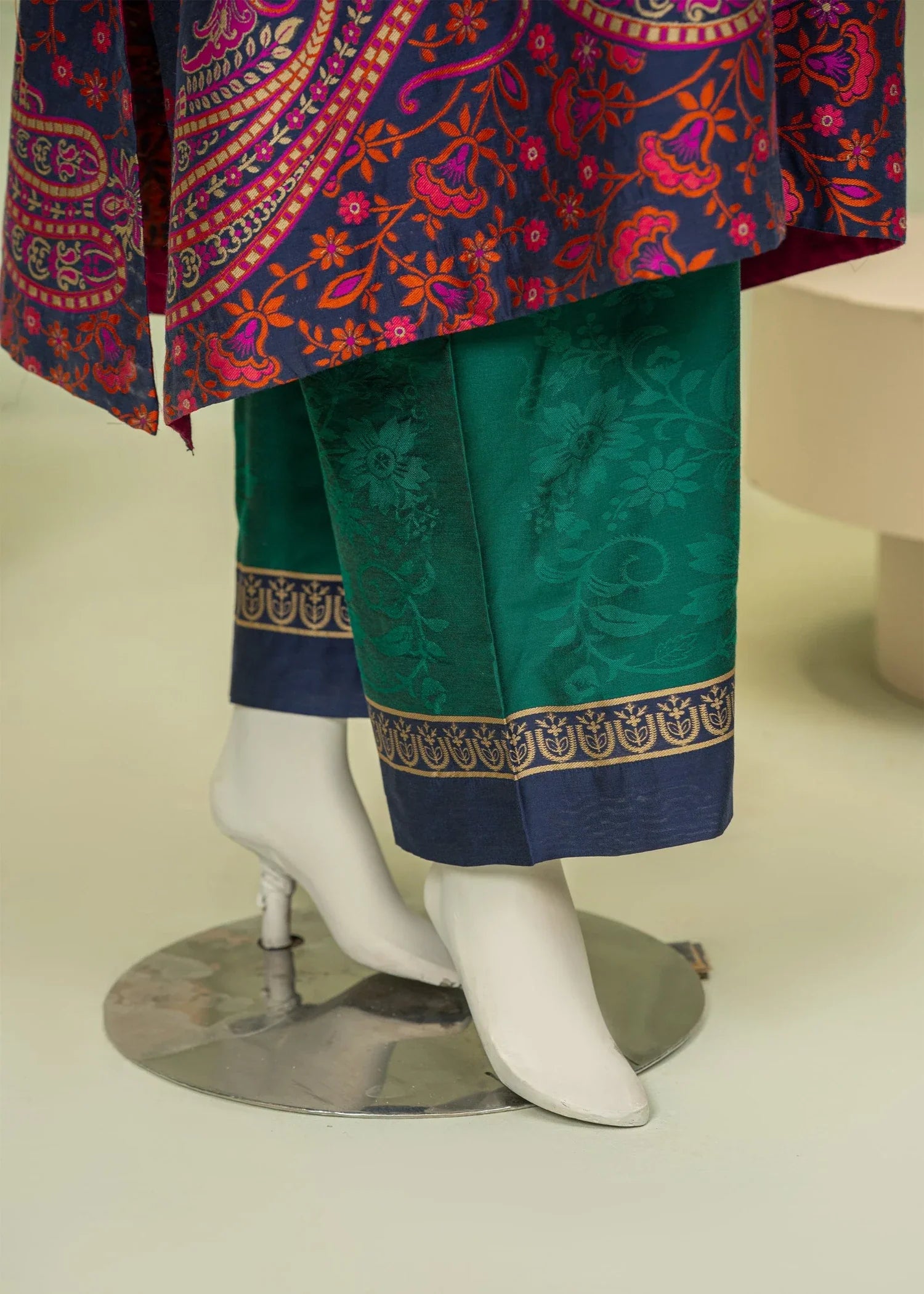 viscose Kurta Set in Green