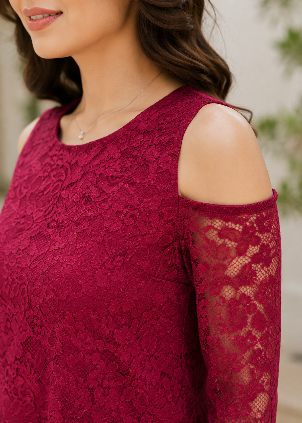 net Tunic in Red