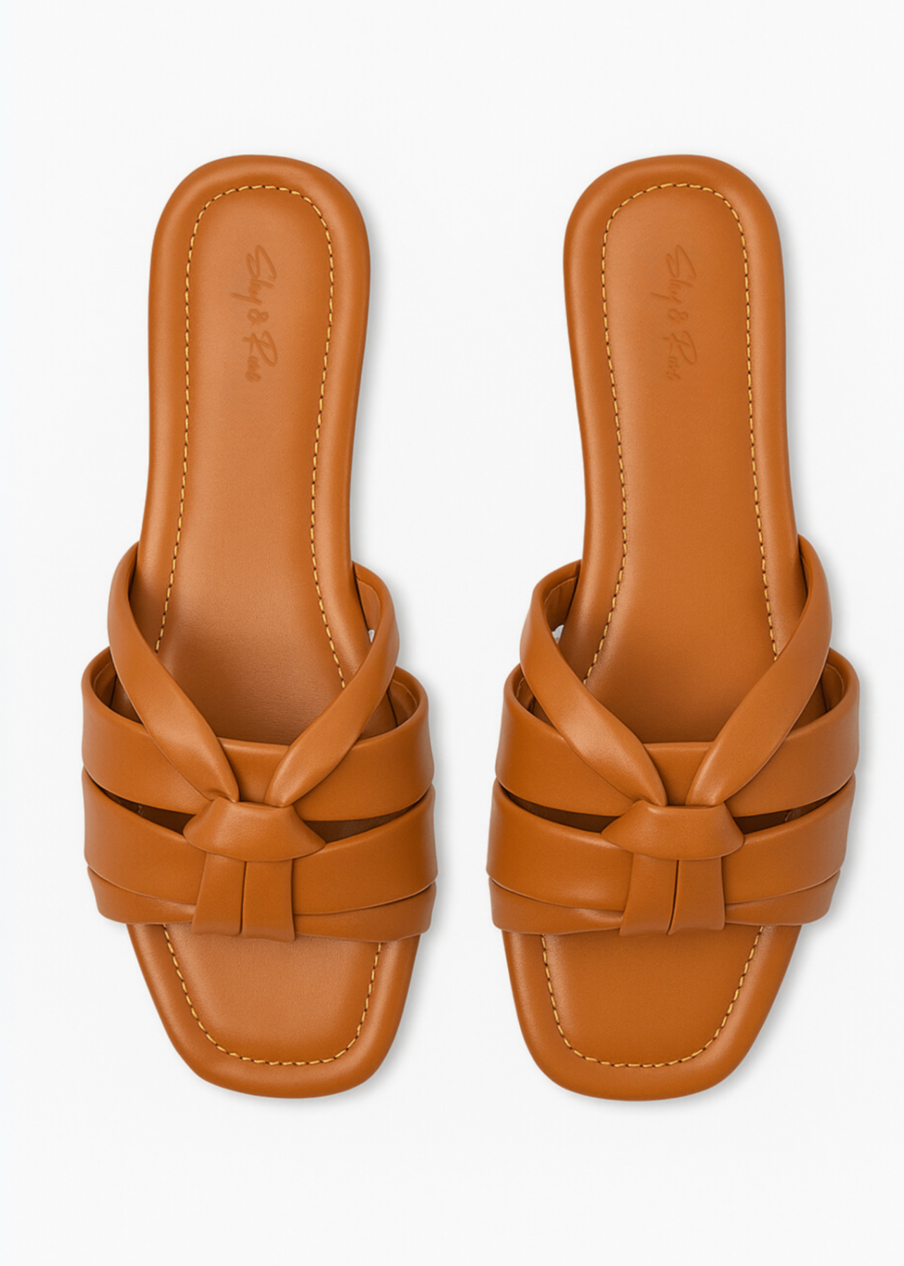 Slides in Hazelwood brown by - High Quality Women Slides PIB5196