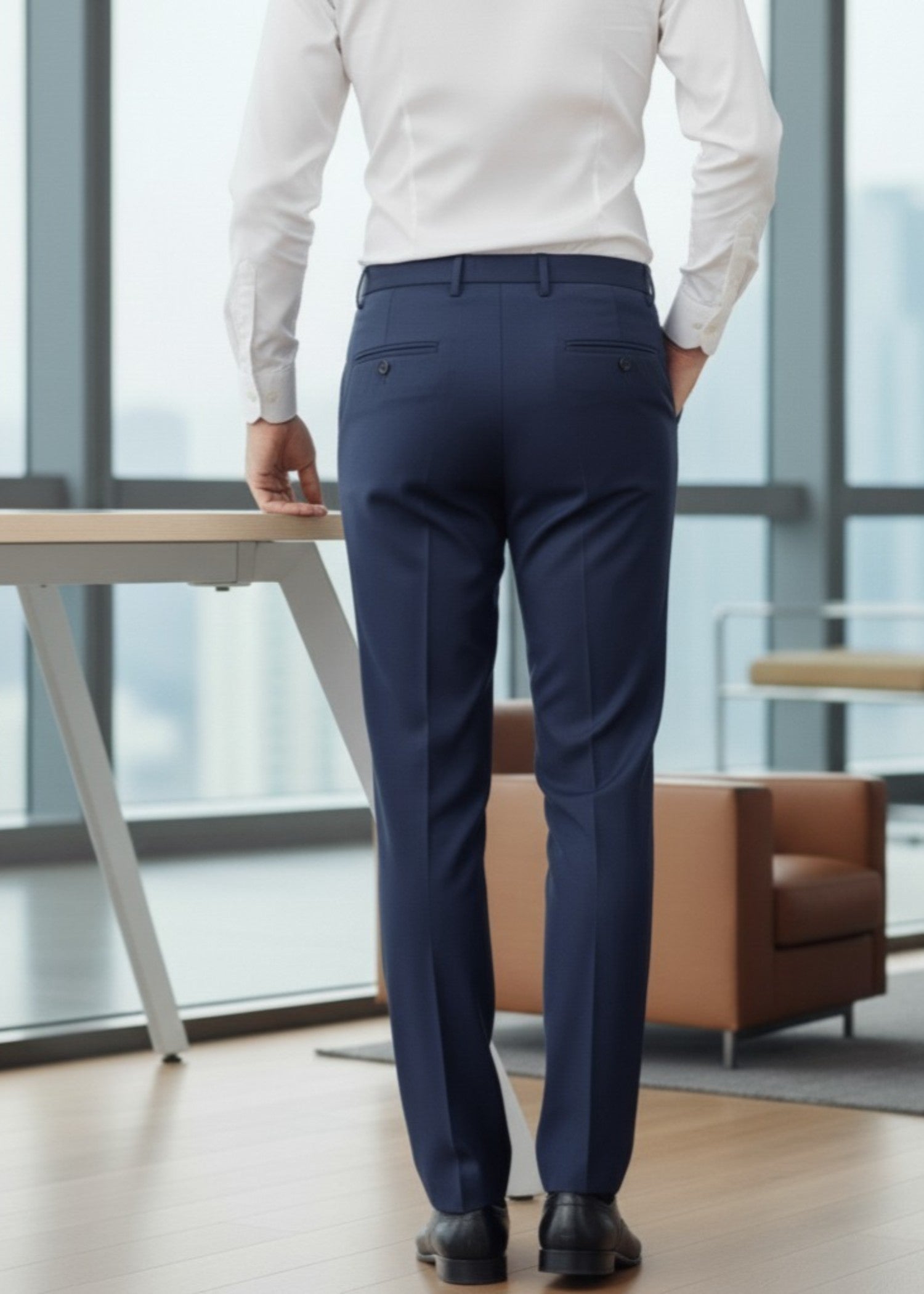 suiting Pants in Navy blue