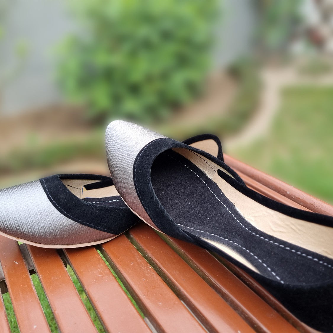 Khussa in Grey by - High Quality Women Khussa HOA3813