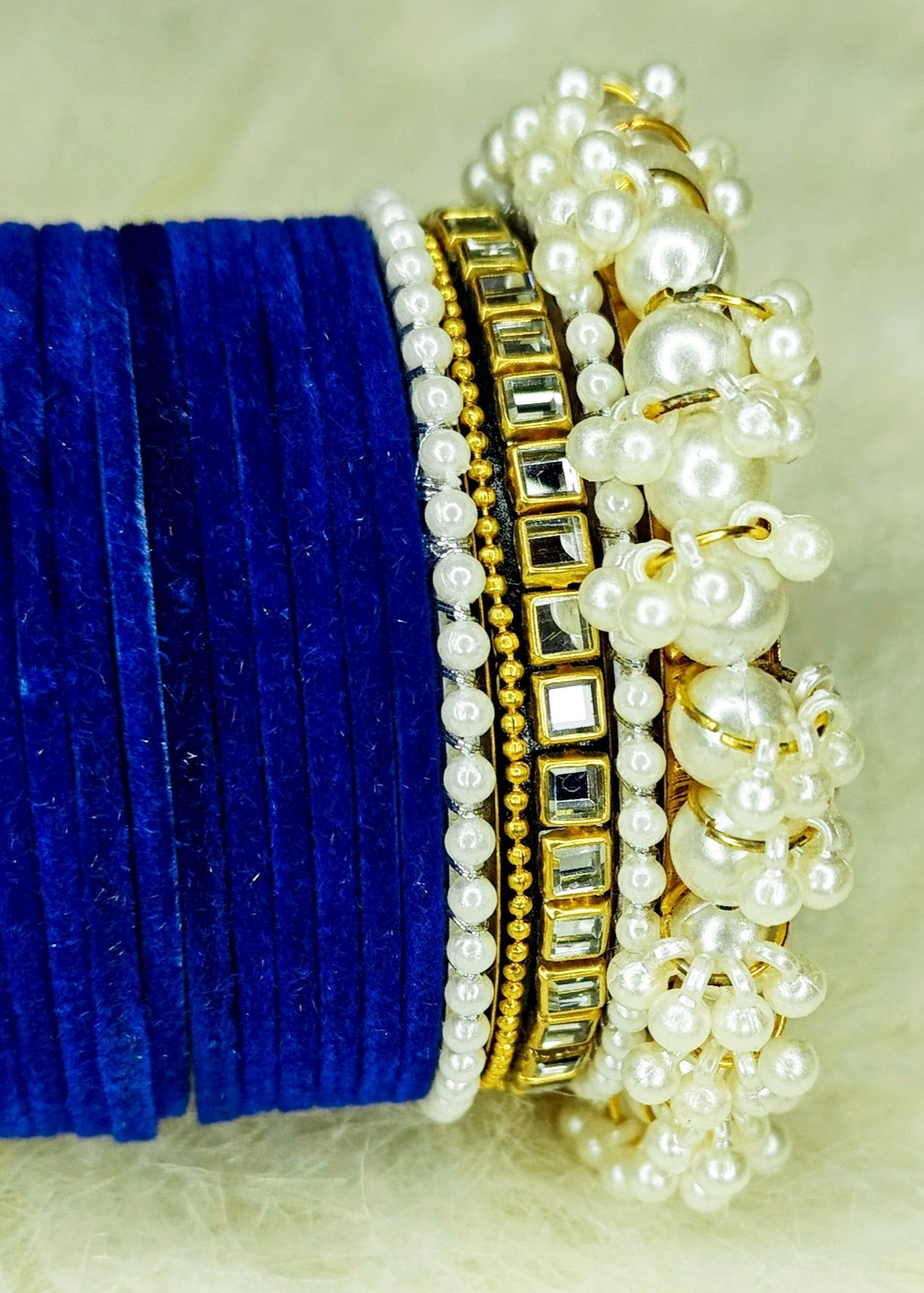 Bangles in Blue Color by - Trendy Women Bangles PTV6566