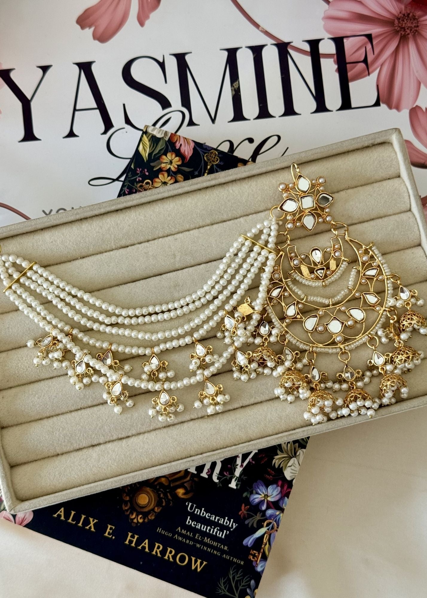 Earrings in Pearl white Color by - Trendy Women Earrings OUH2216