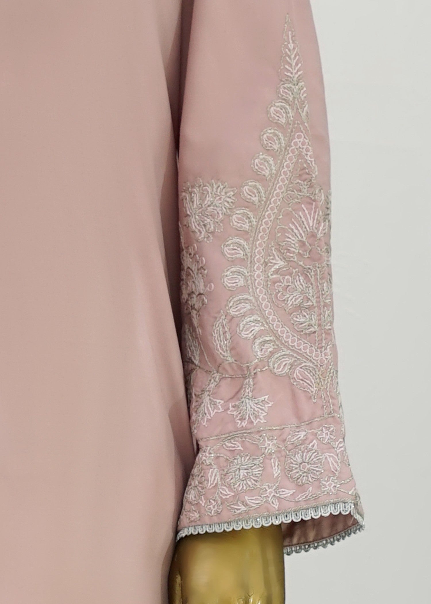 poly viscose Kurta Set in Pink