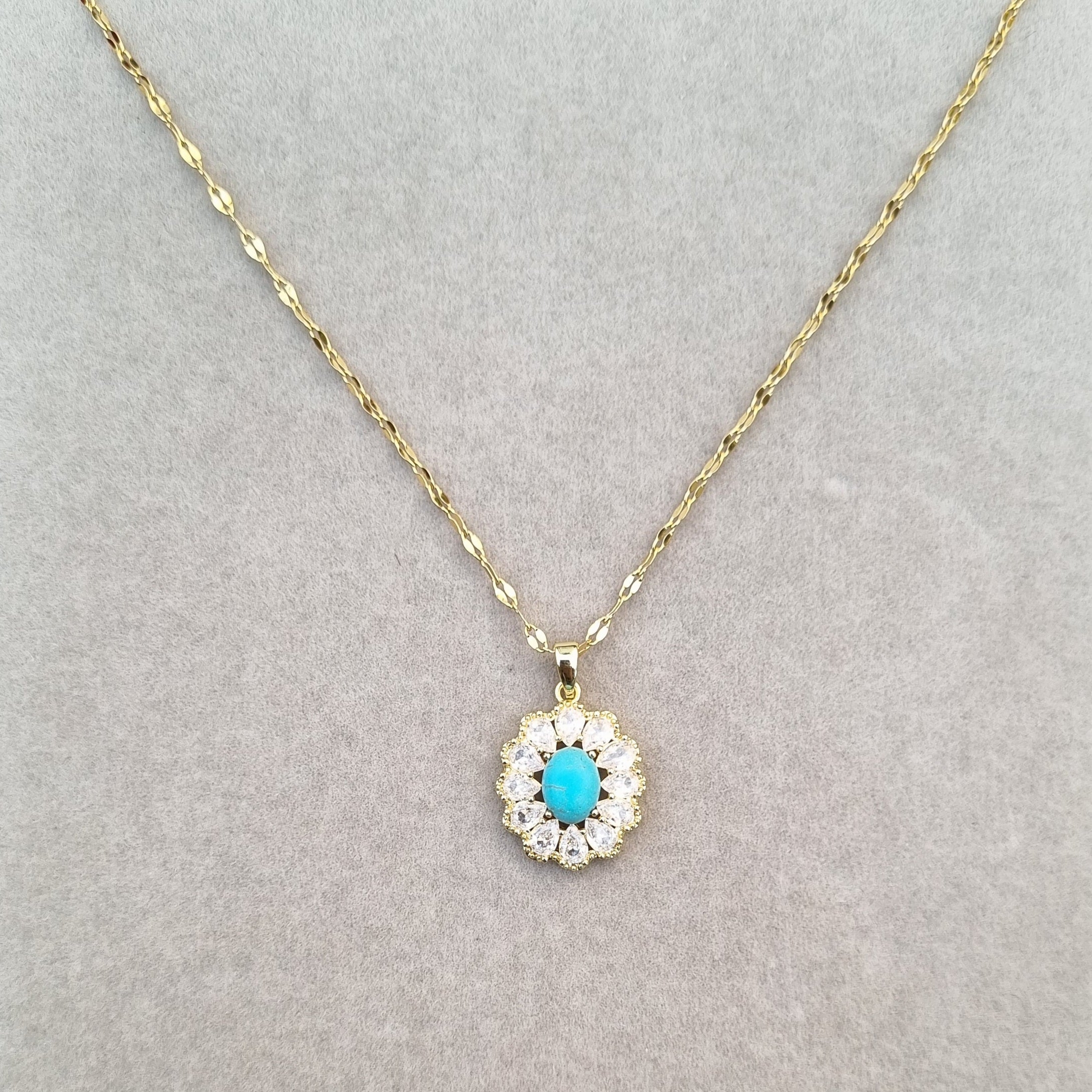 Necklace in Blue Color by - Trendy Women Necklace CWY8324