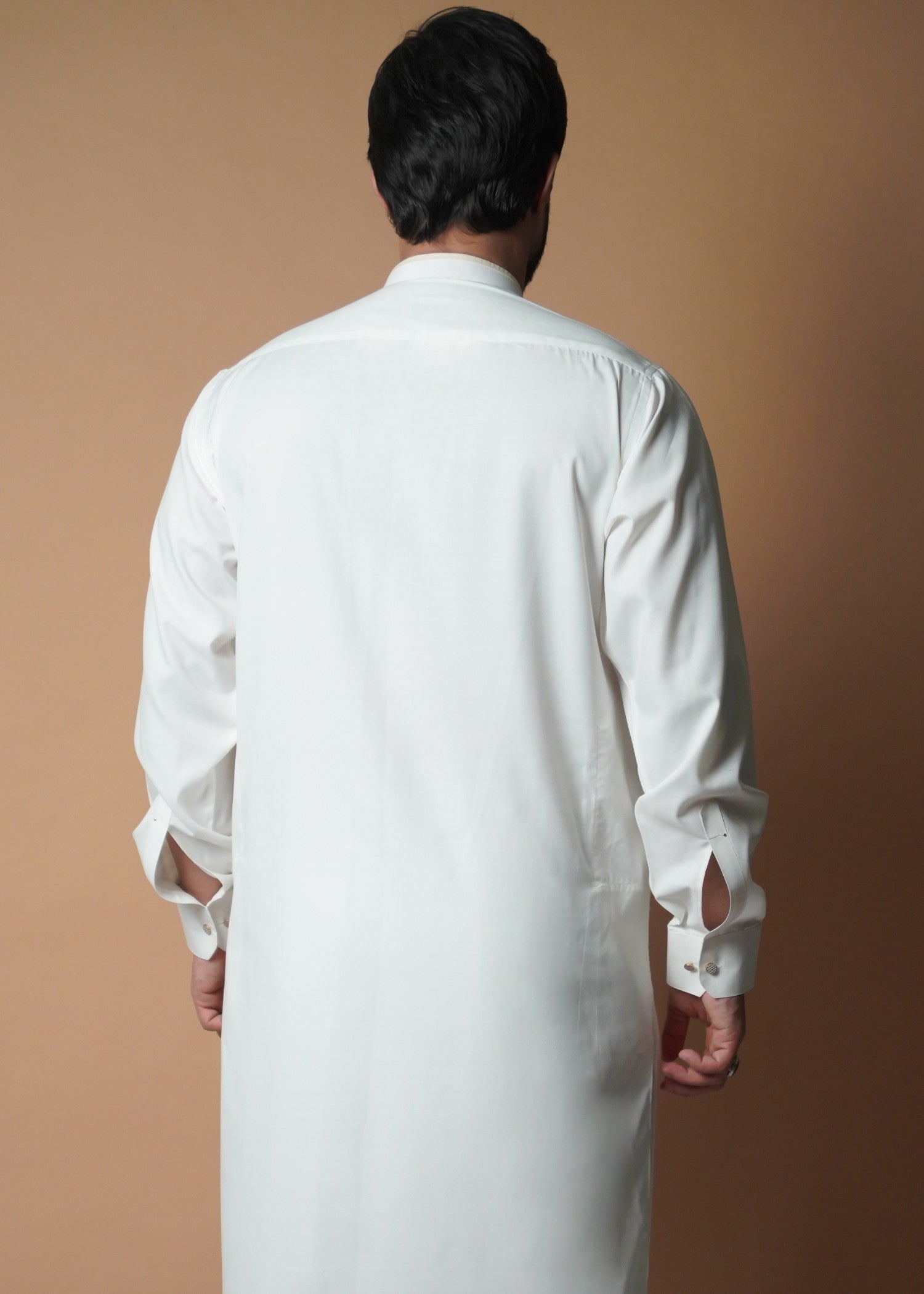 cotton viscose Kurta Set in White