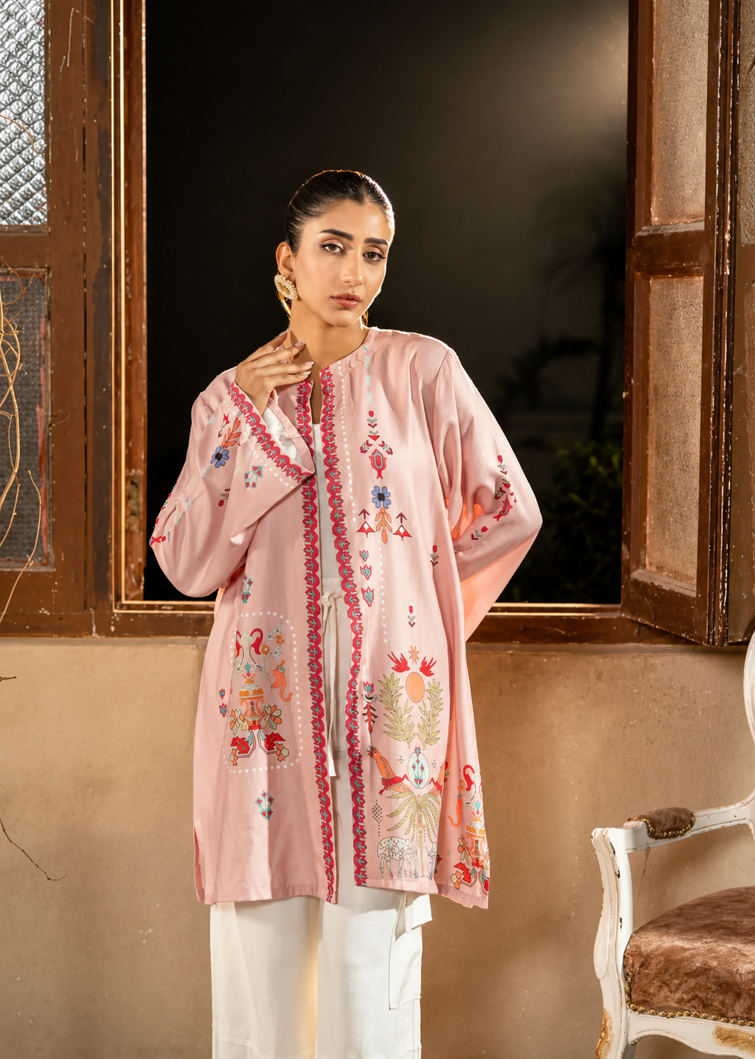 cambric Gown in Pink