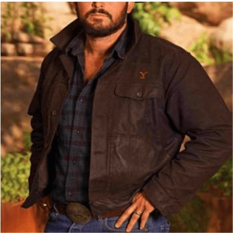 Pure Color Trend Single Breasted Men Jacket