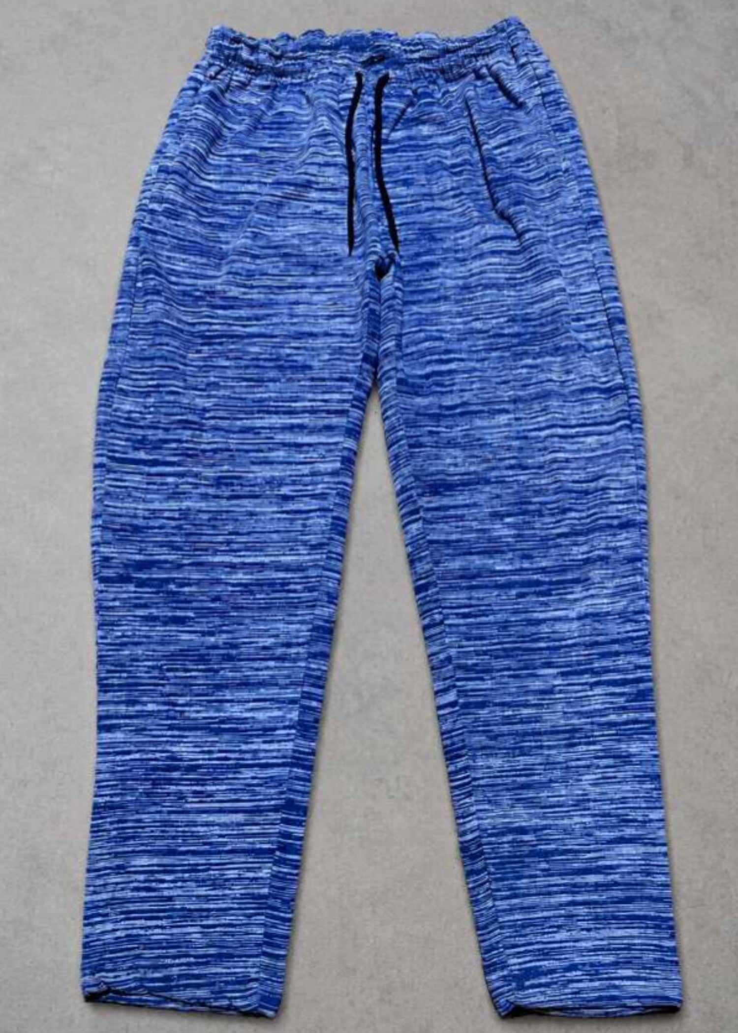 jersey knit Trousers in Blue