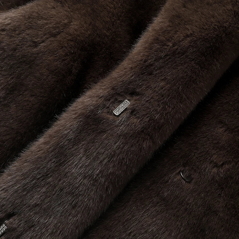 SIMONA FAUX MINK FUR COAT