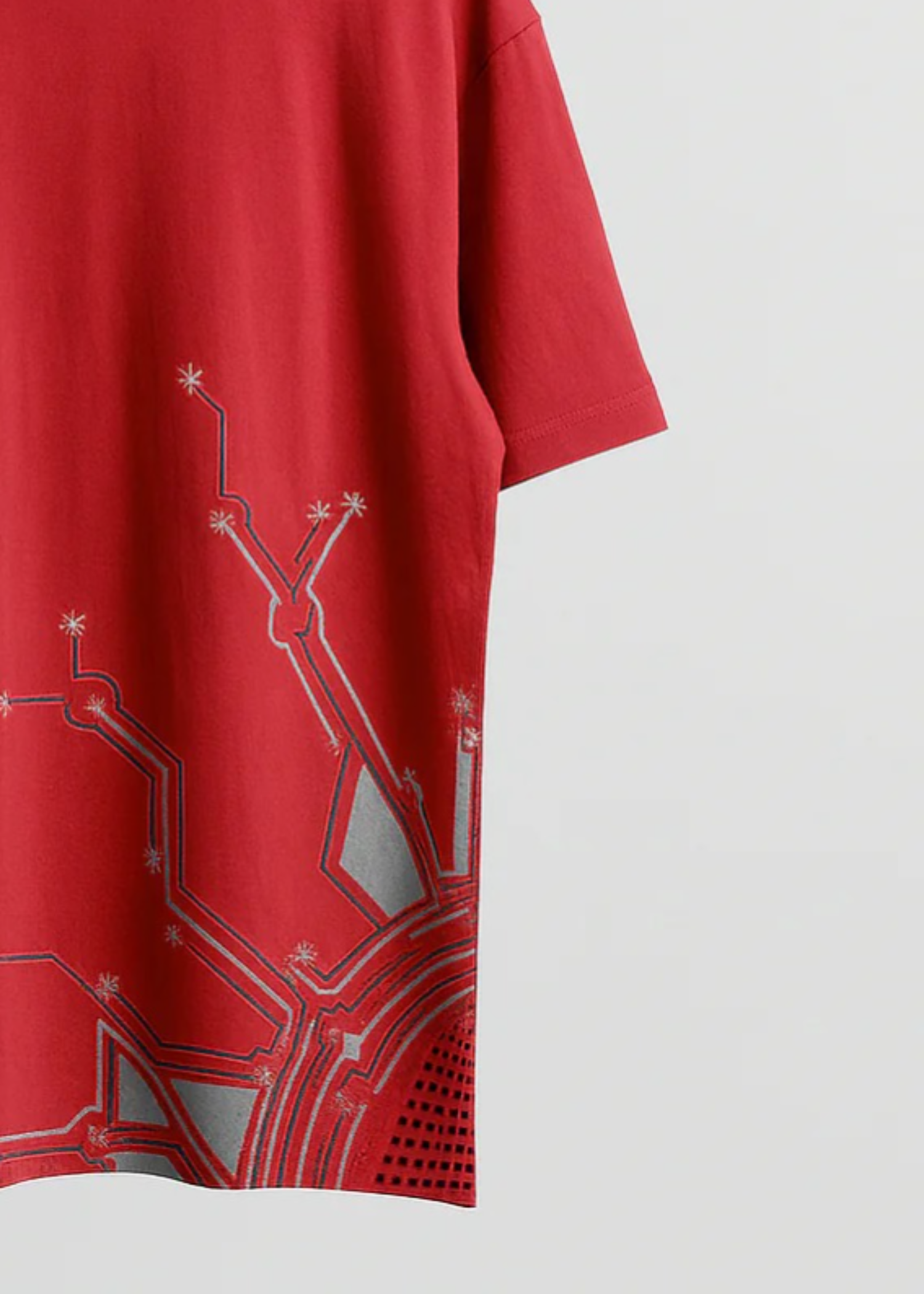 polycotton T Shirt in Red
