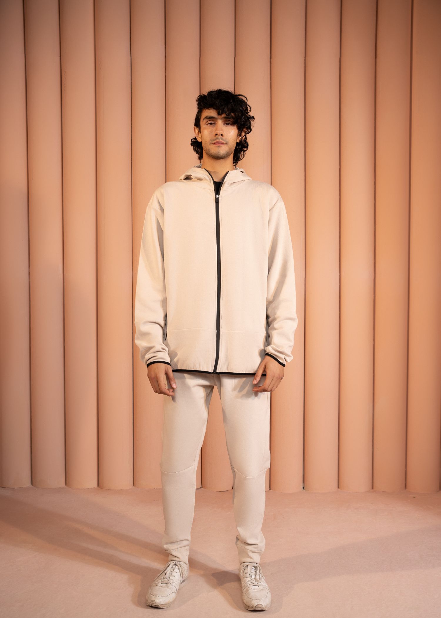 fleece Trousers in Cream