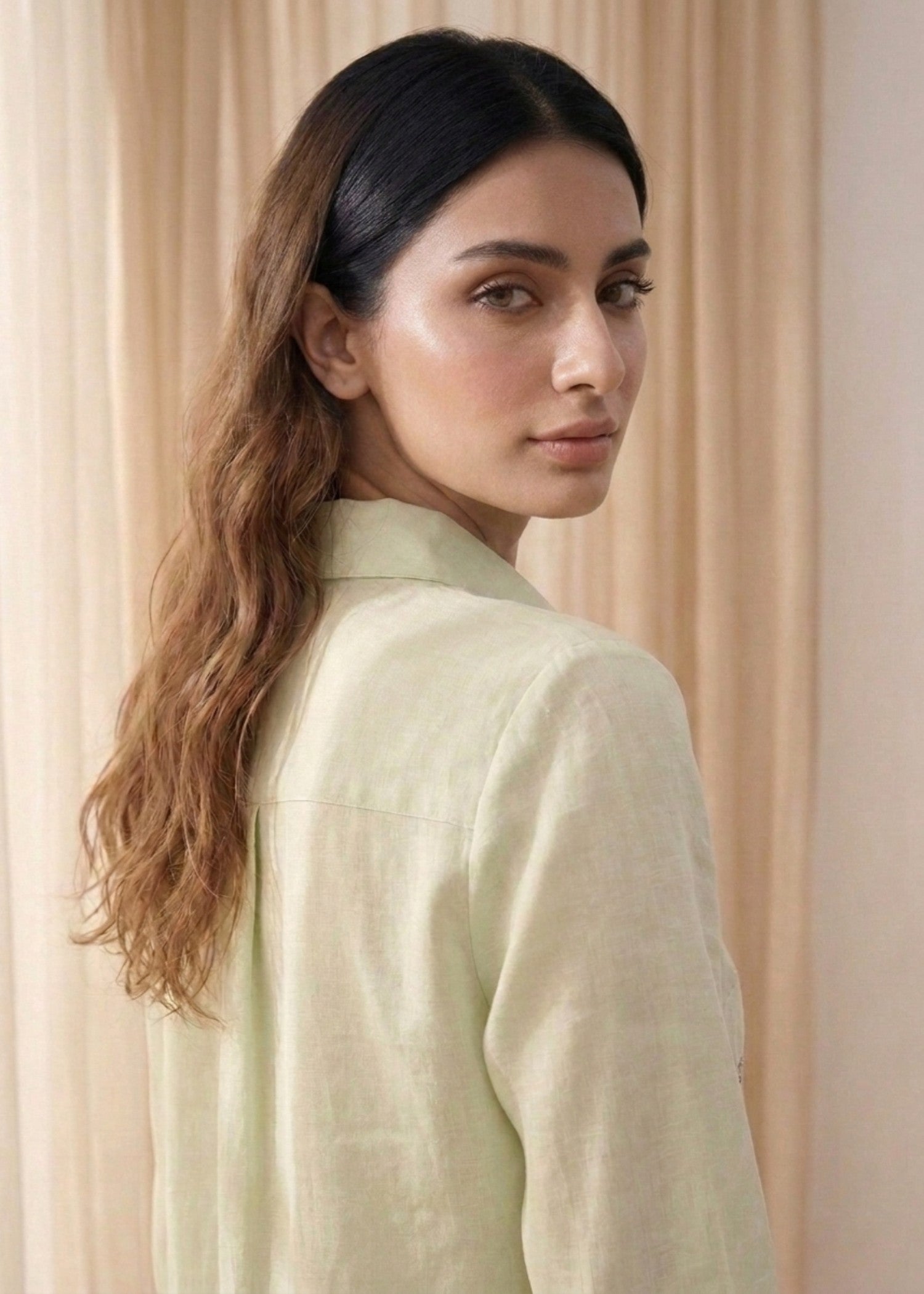 cotton Top in Mint green