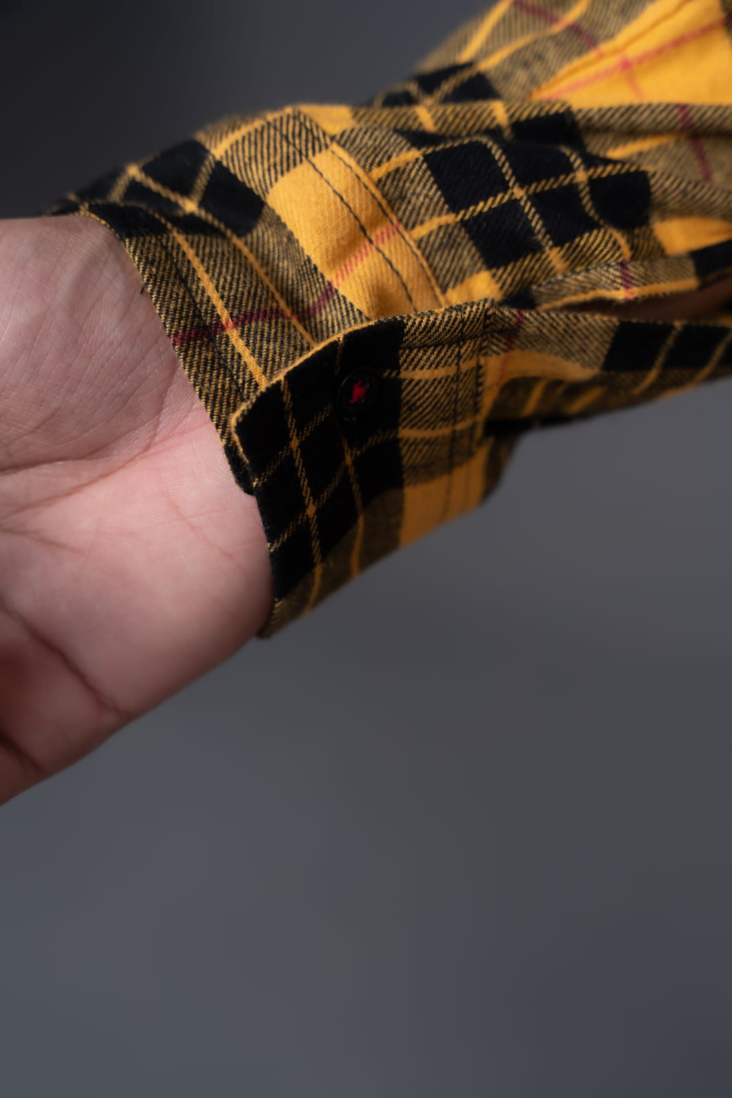 fleece Casual Shirt in Yellow