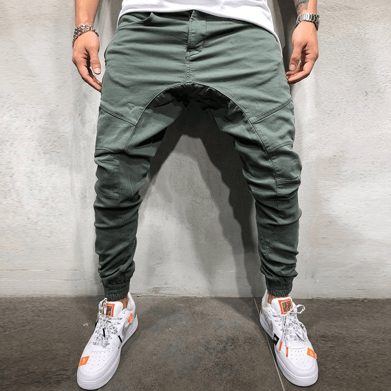 Hip Hop Side Zipper Trousers Men'S Leggings