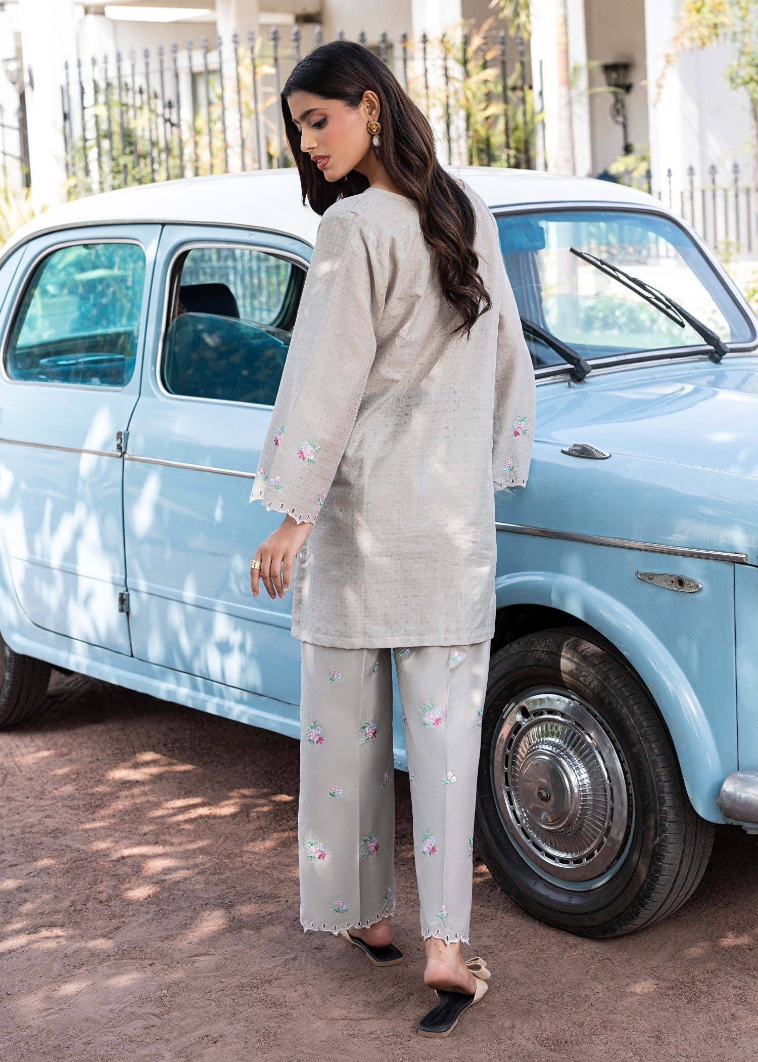lawn Co Ord Sets in Grey