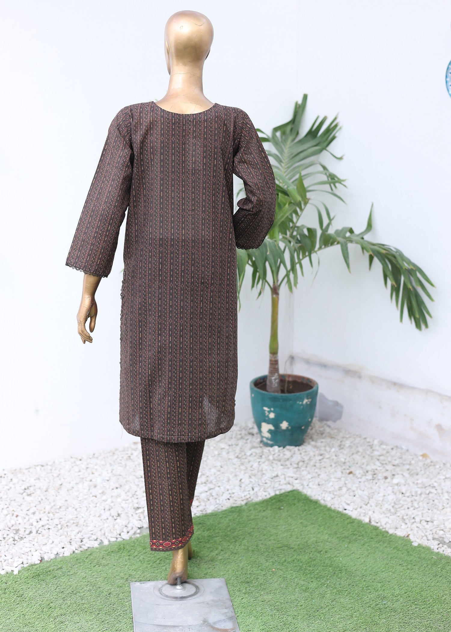lawn Co Ord Sets in Dark brown