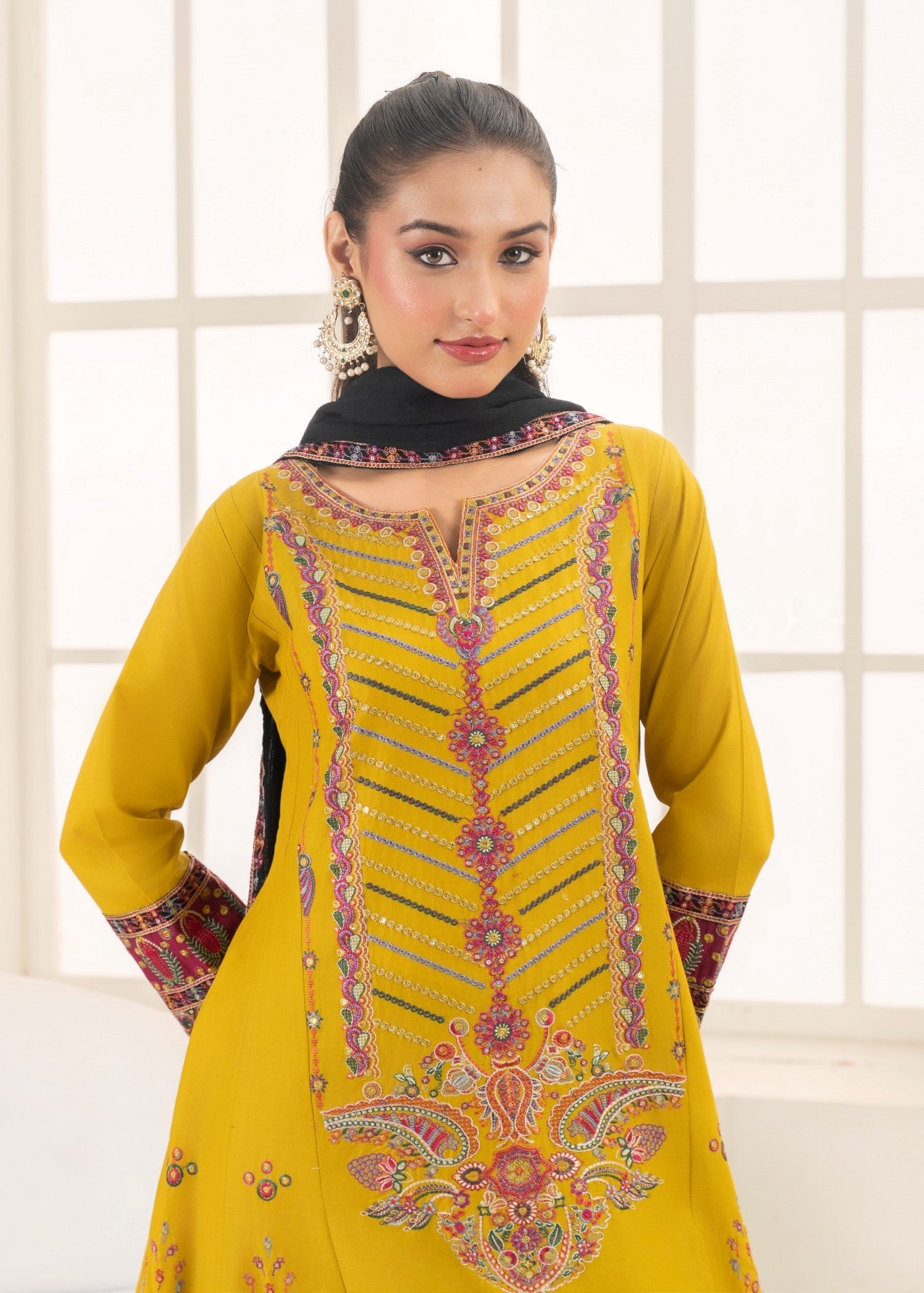 cotton Pishwas in Jasmine