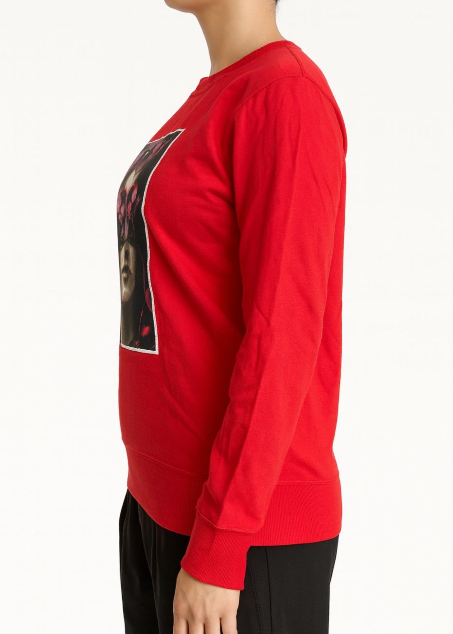 cotton jersey Sweatshirt in Red