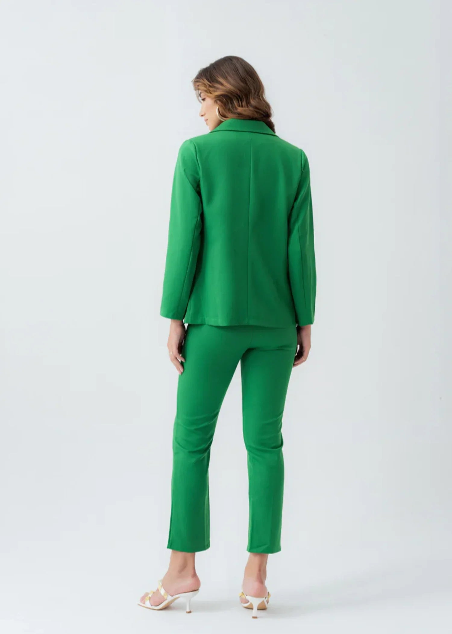 spandex Blazer in Green