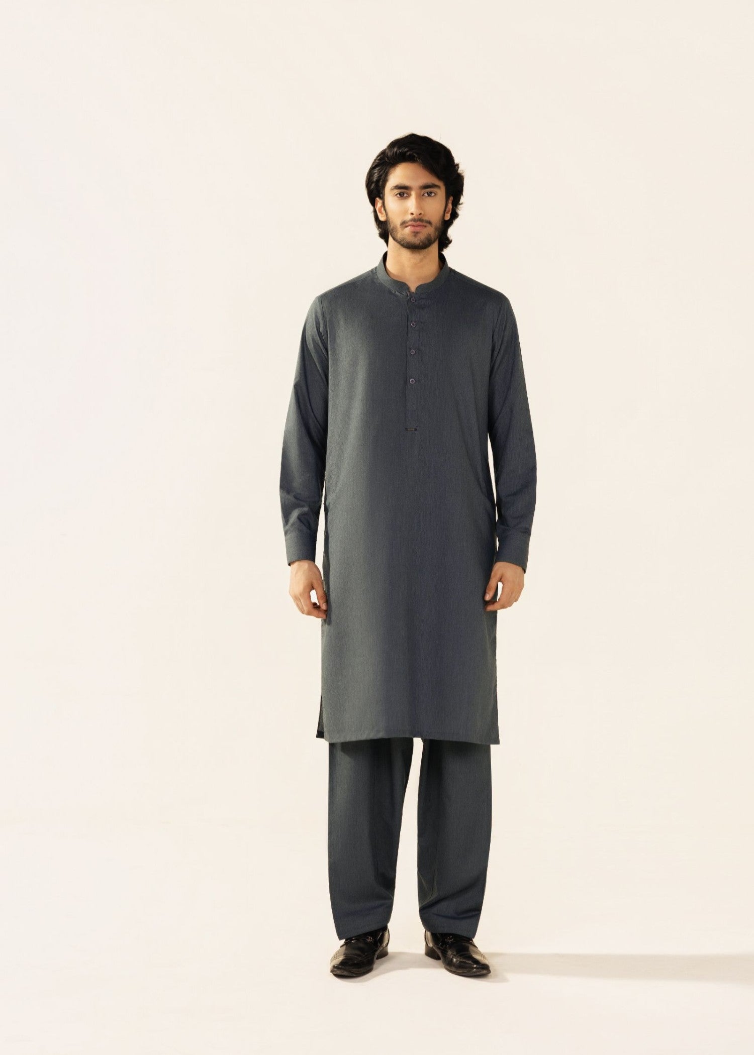 wash & wear Shalwar Kameez in Grey by Istor House Of Premium Fabrics