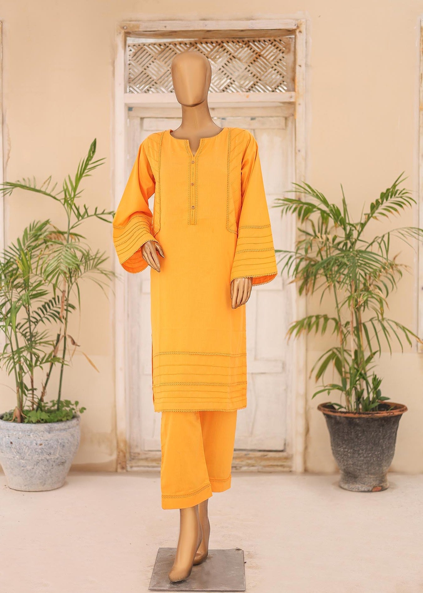 cotton Co Ord Sets in Lemon