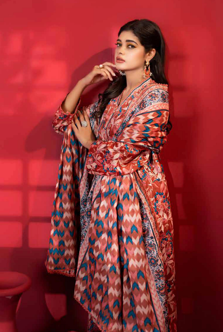 Printed Summer Lawn Drop 15 – 3