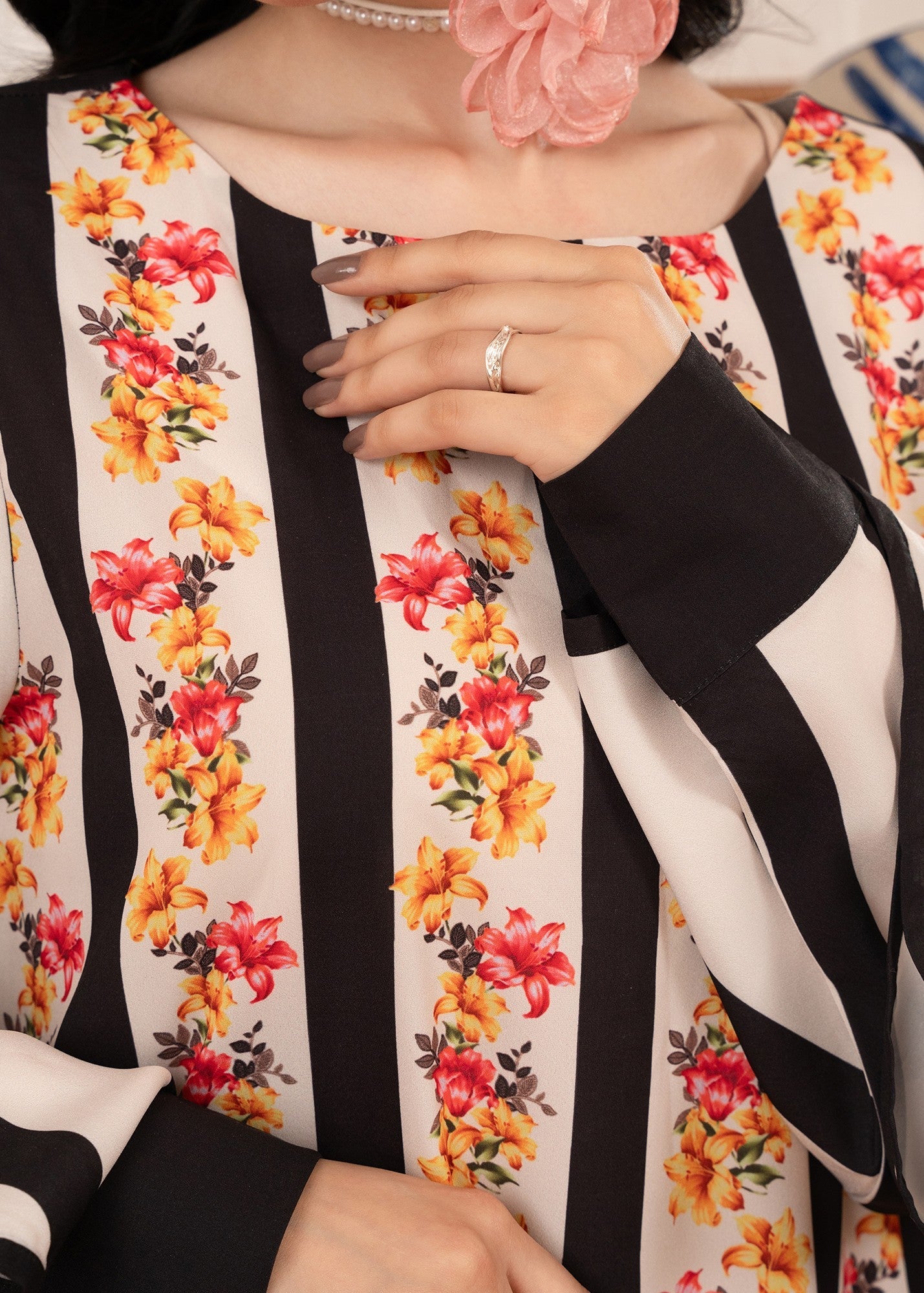 crepe Kurti in Multi