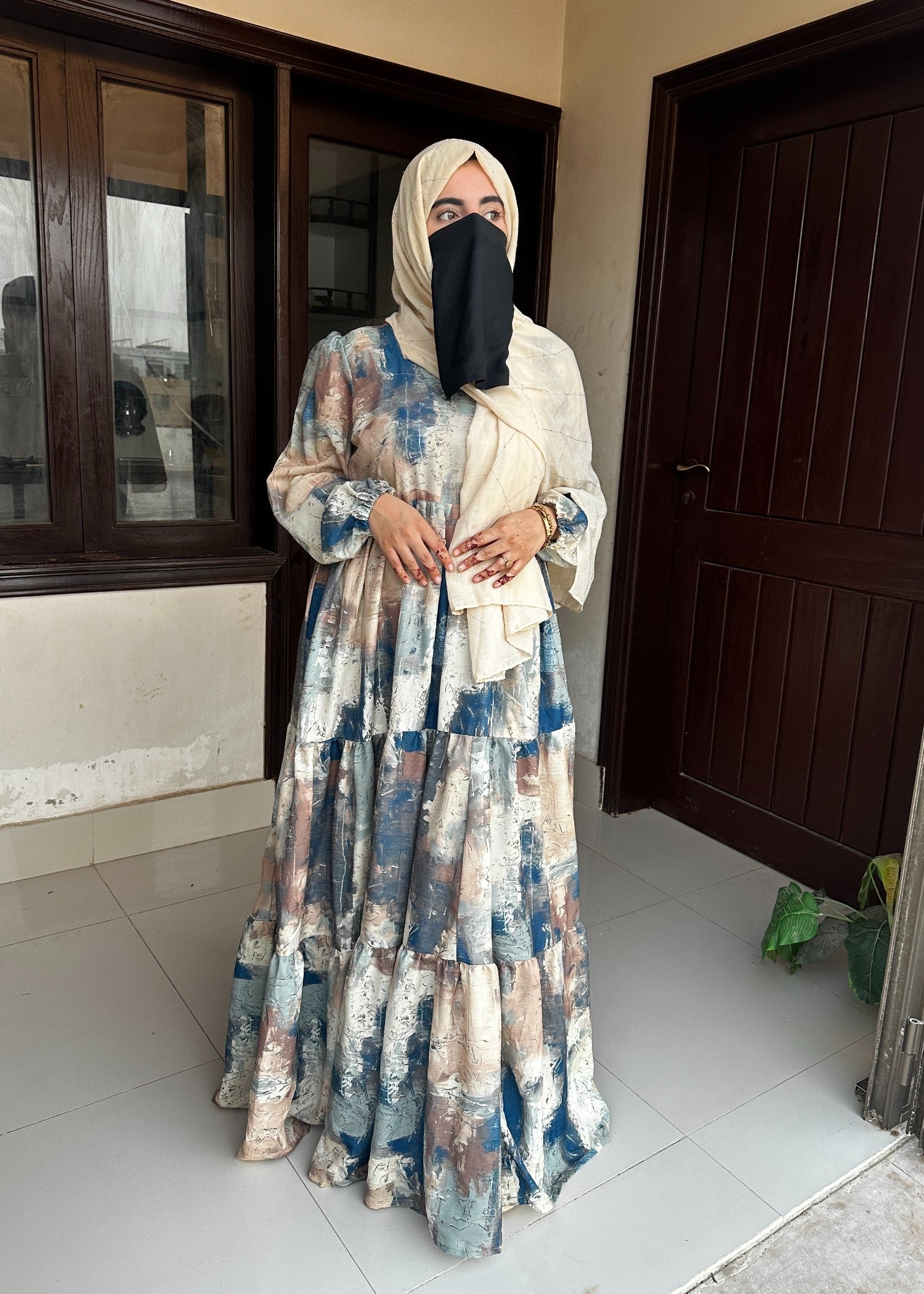 swiss lawn Maxi in Multi