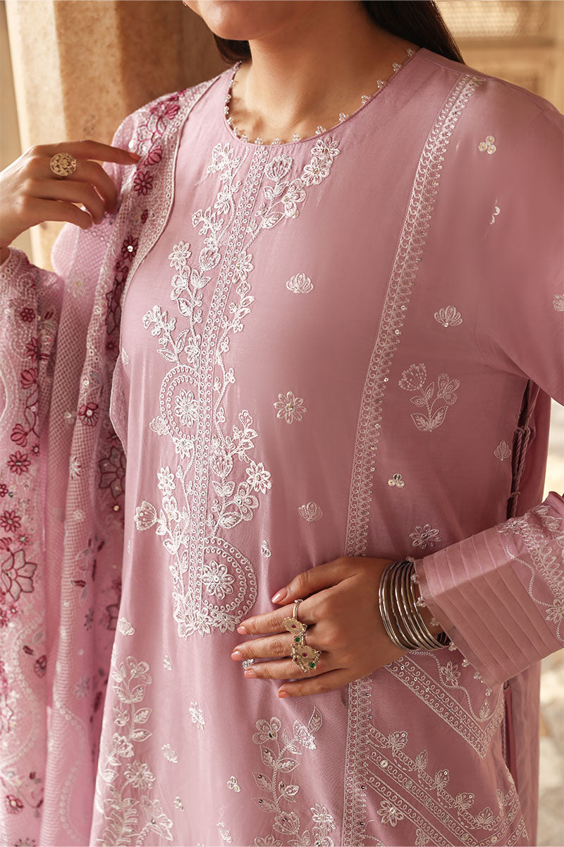 Festive – Lavender Mist - Embroidered Lawn