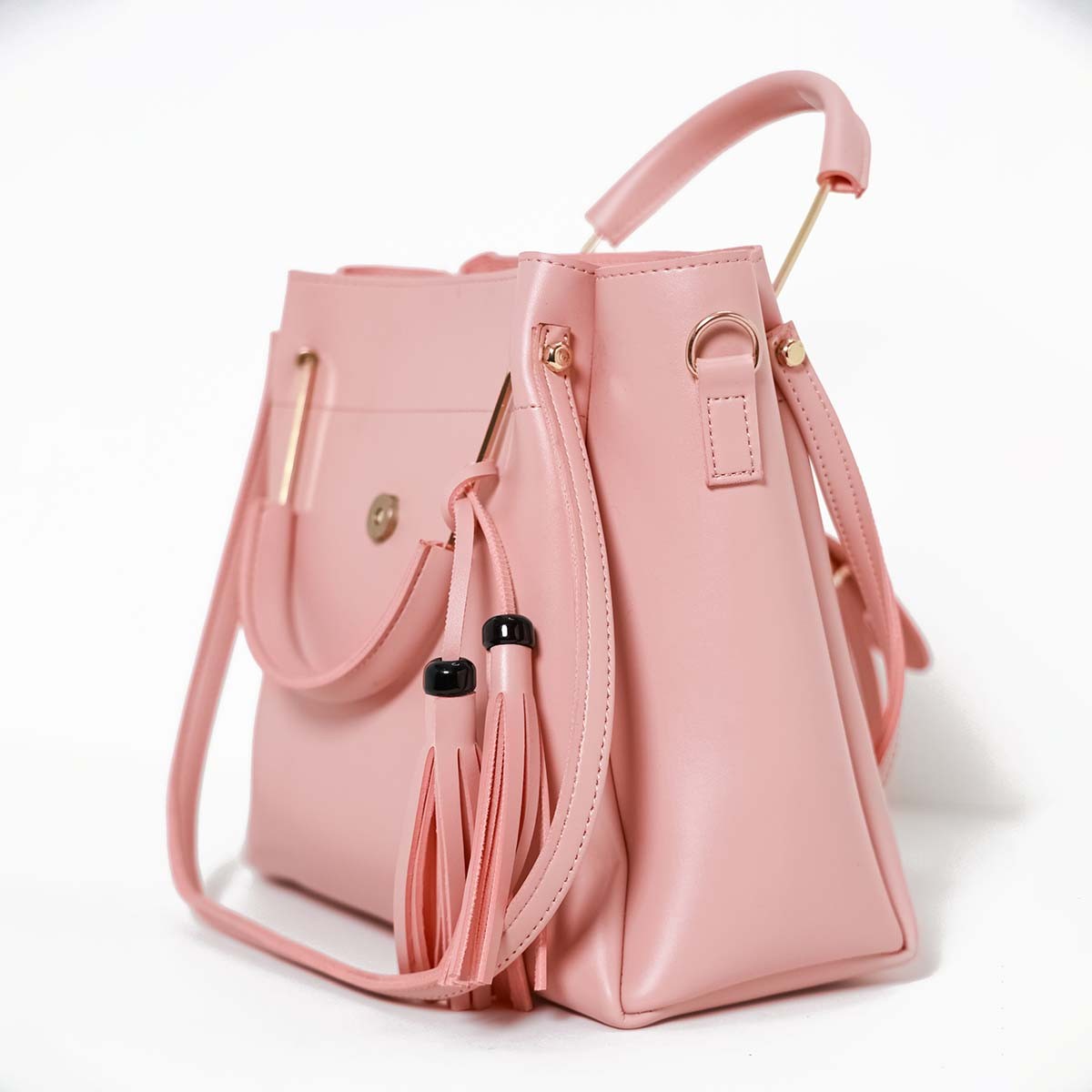 Hand Bag in Pink Color by - Trendy Women Hand Bag EKA3080