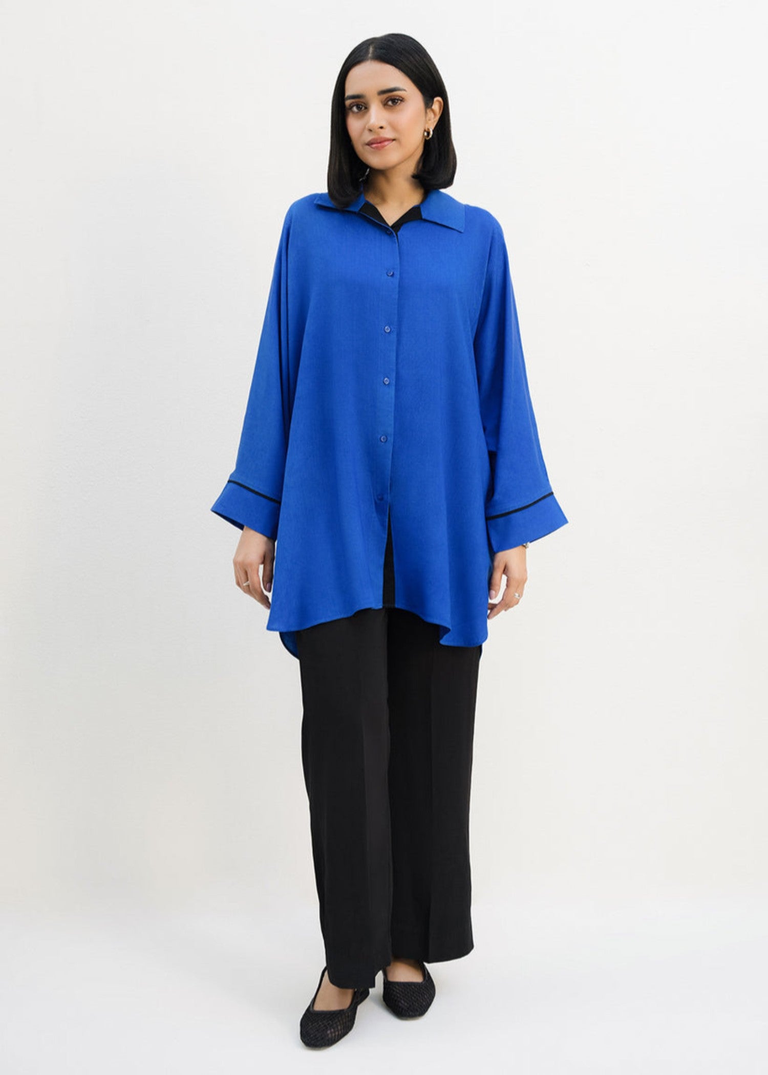 viscose Top in Blue