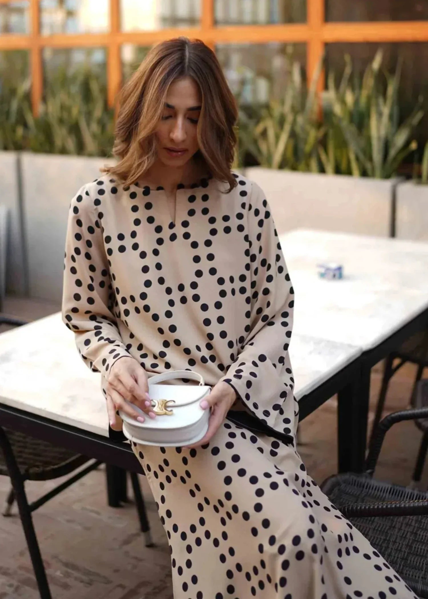 georgette Co ord Sets in Beige