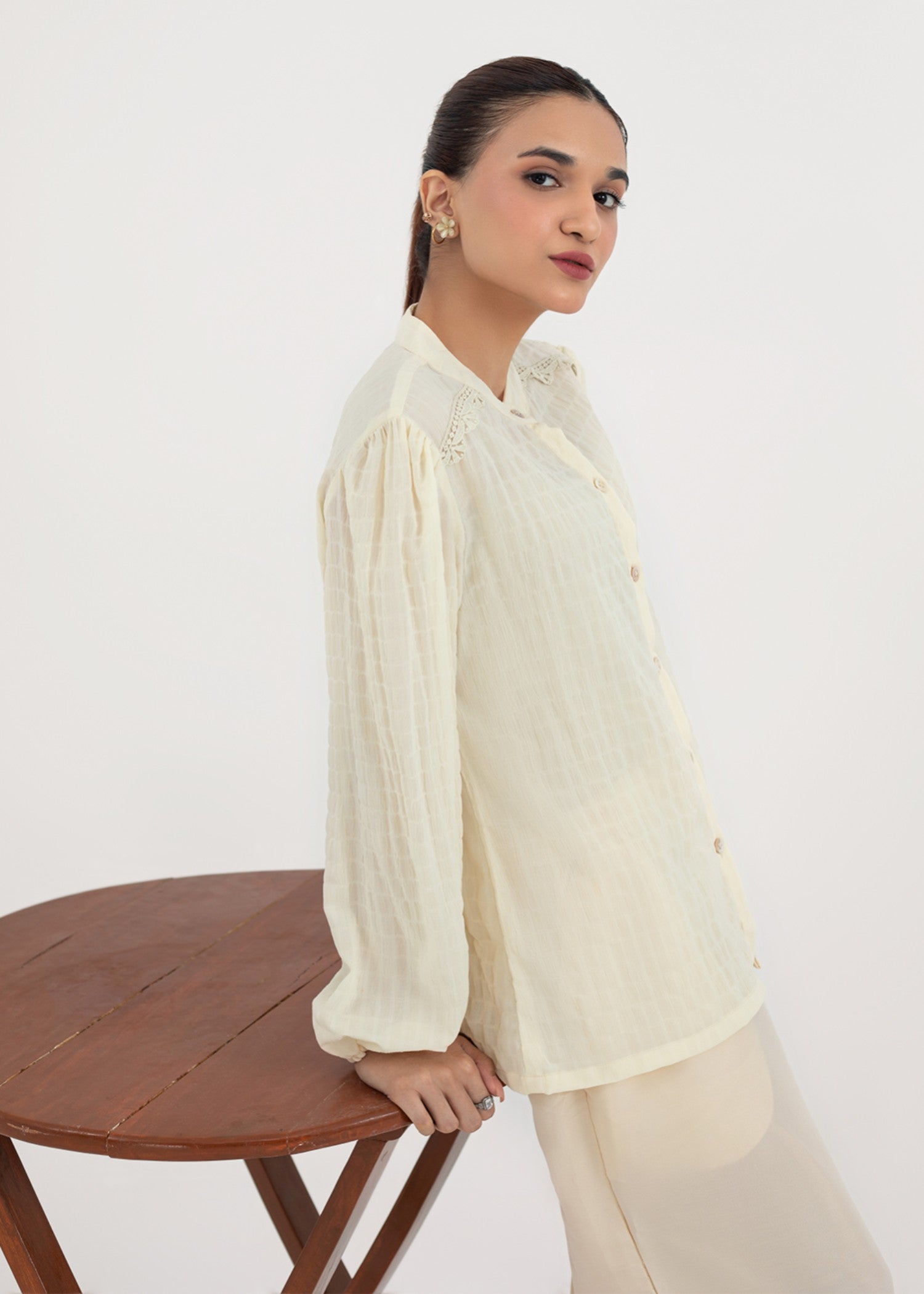 cotton Top in Cream