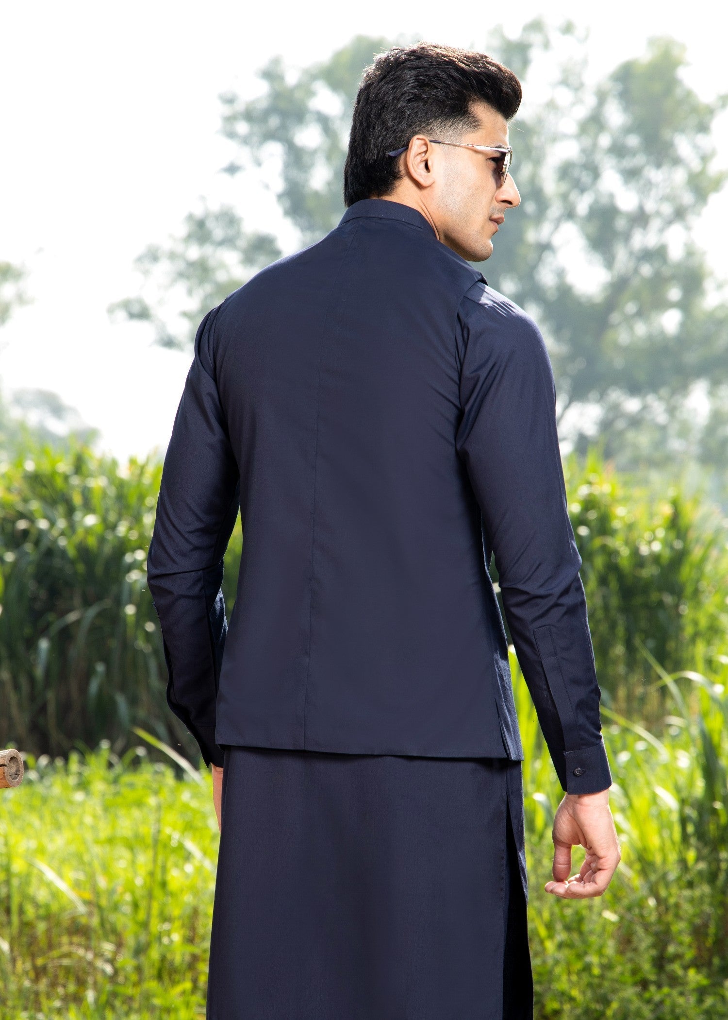 boski Waistcoat in Navy blue