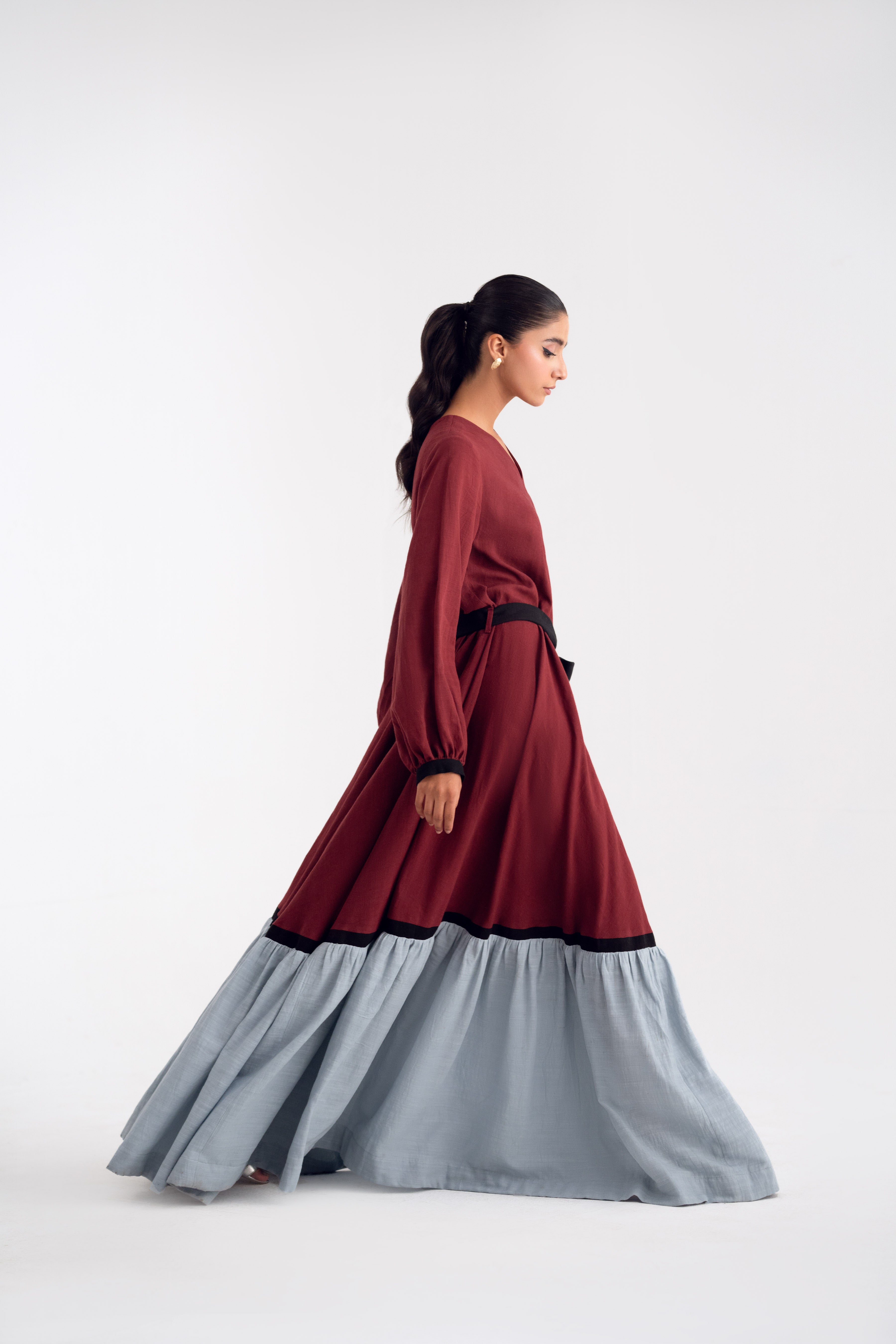 linen Maxi in Multi