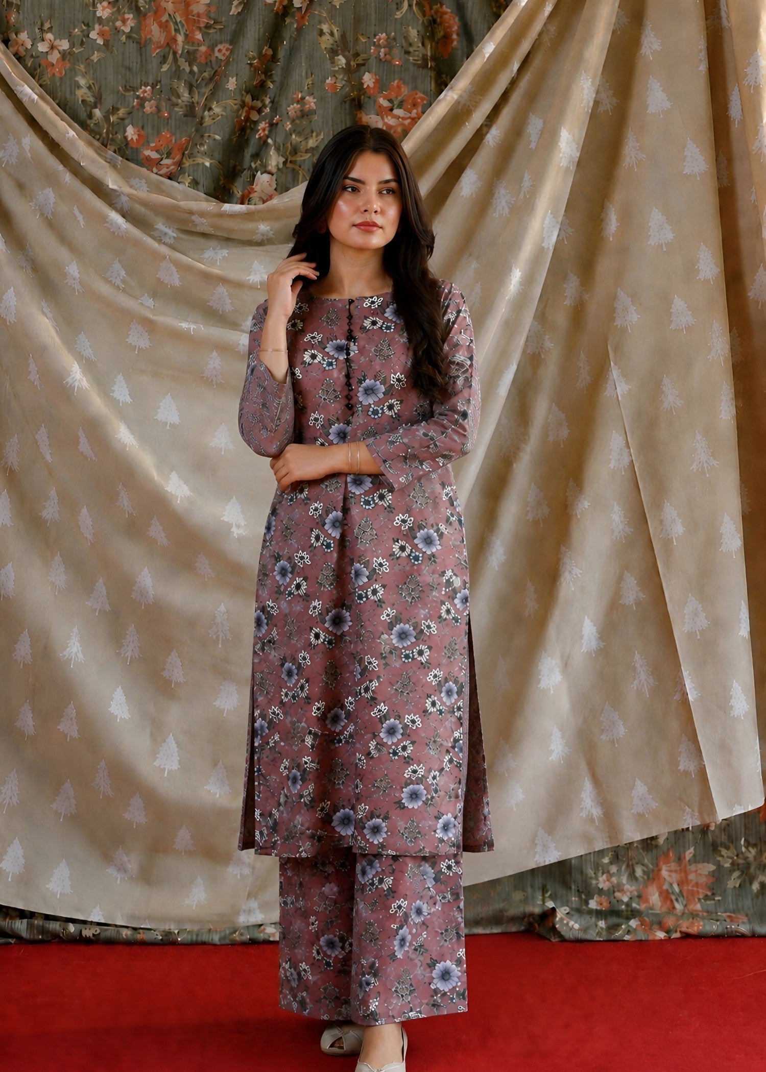 linen Co Ord Sets in Espresso brown